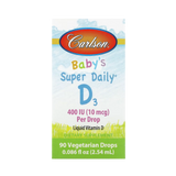 Carlson, Baby's Super Daily D3, 10 Mcg (400 IU), 0.086 Fl Oz