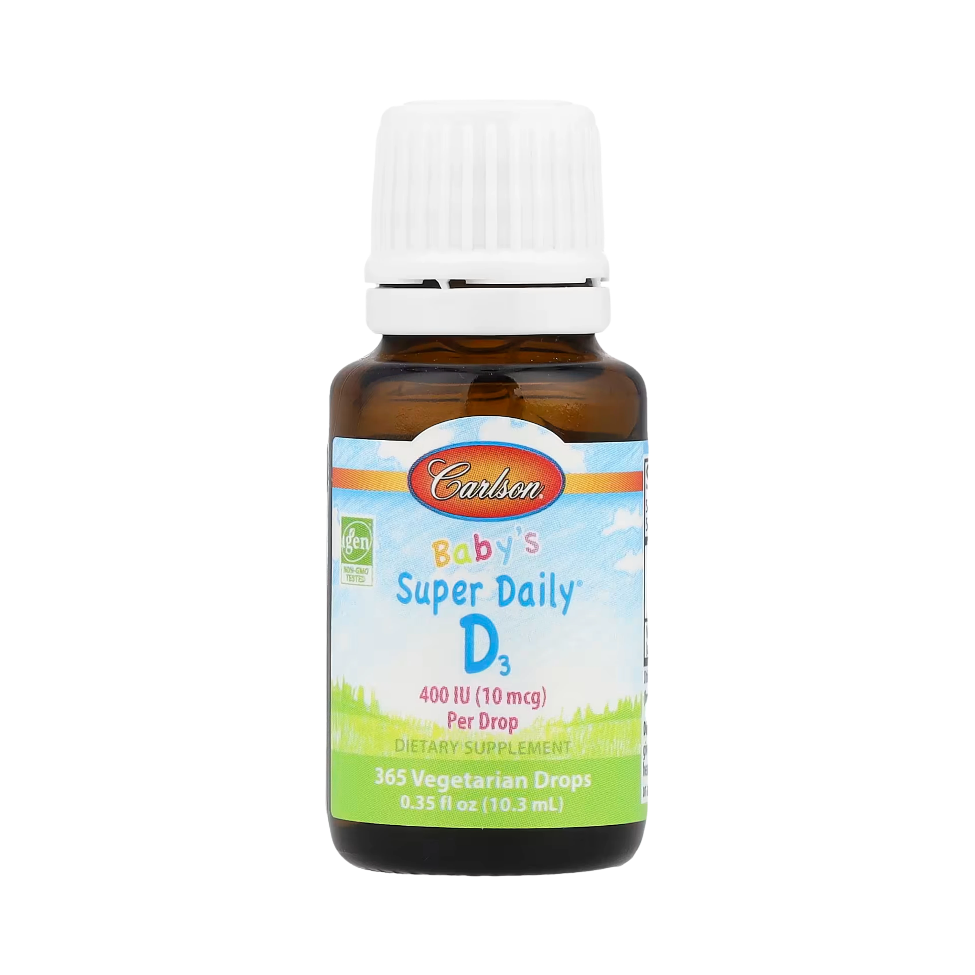 Carlson, Baby's Super Daily D3, 10 Mcg (400 IU), 0.35 Fl Oz