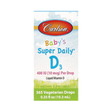 Carlson, Baby's Super Daily D3, 10 Mcg (400 IU), 0.35 Fl Oz