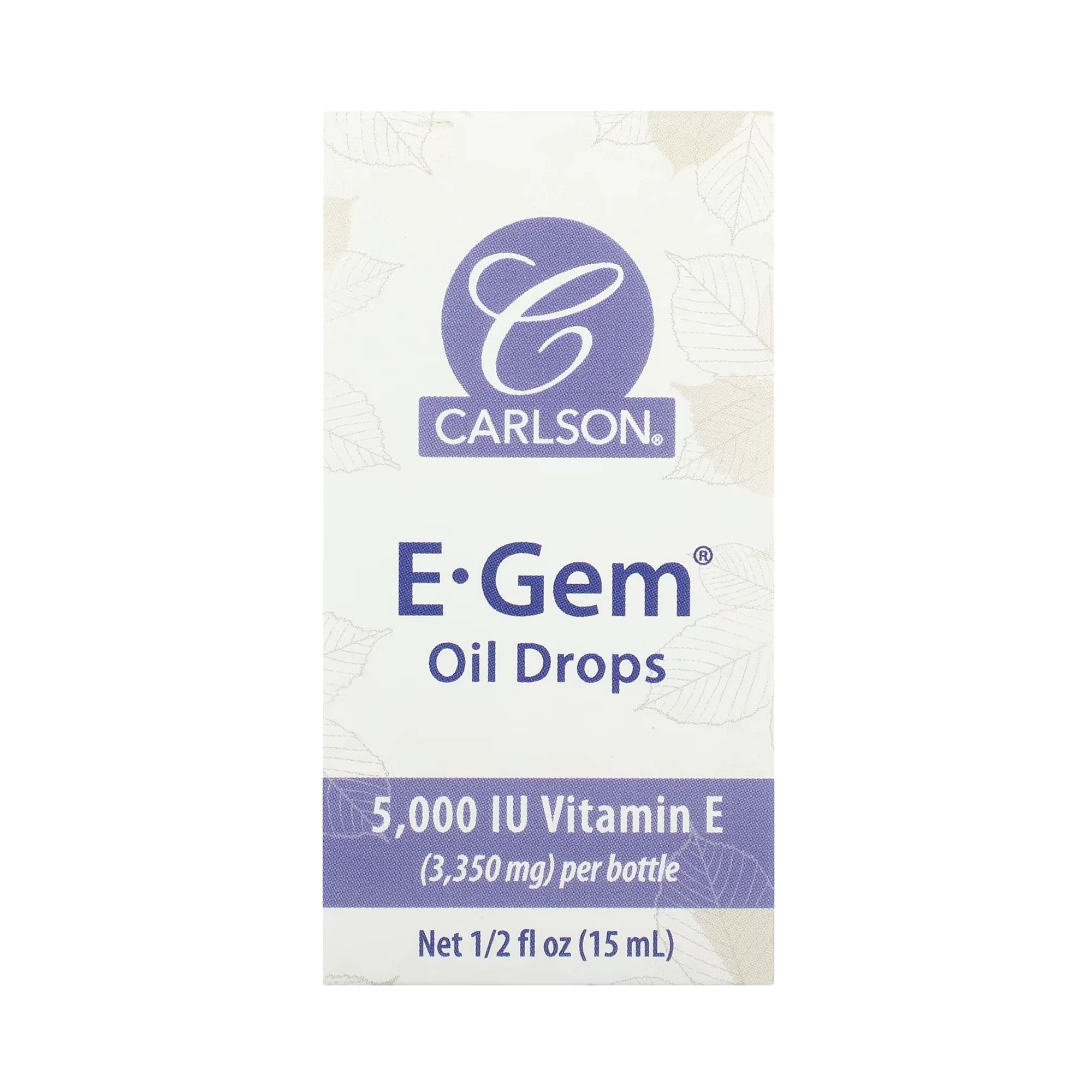 Carlson, E-Gem Oil Drops, 0.5 Fl Oz
