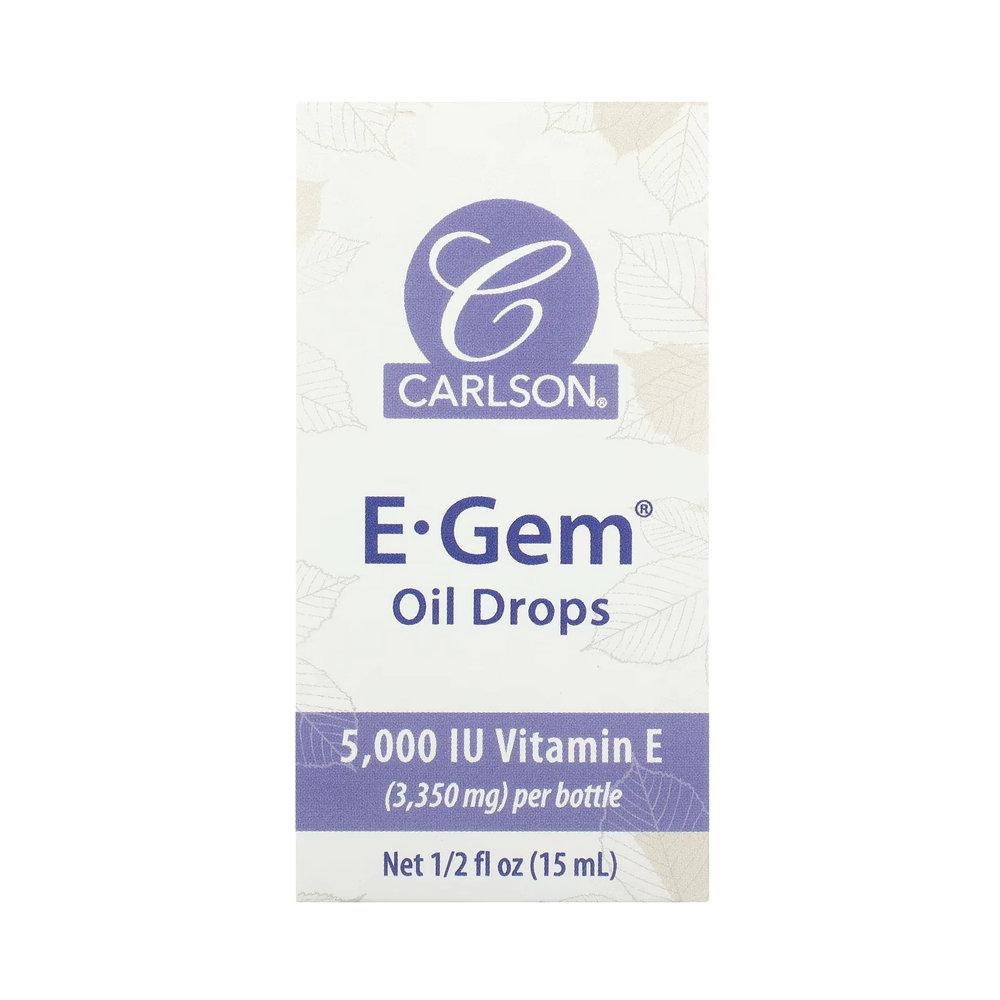 Carlson, E-Gem Oil Drops, 0.5 Fl Oz