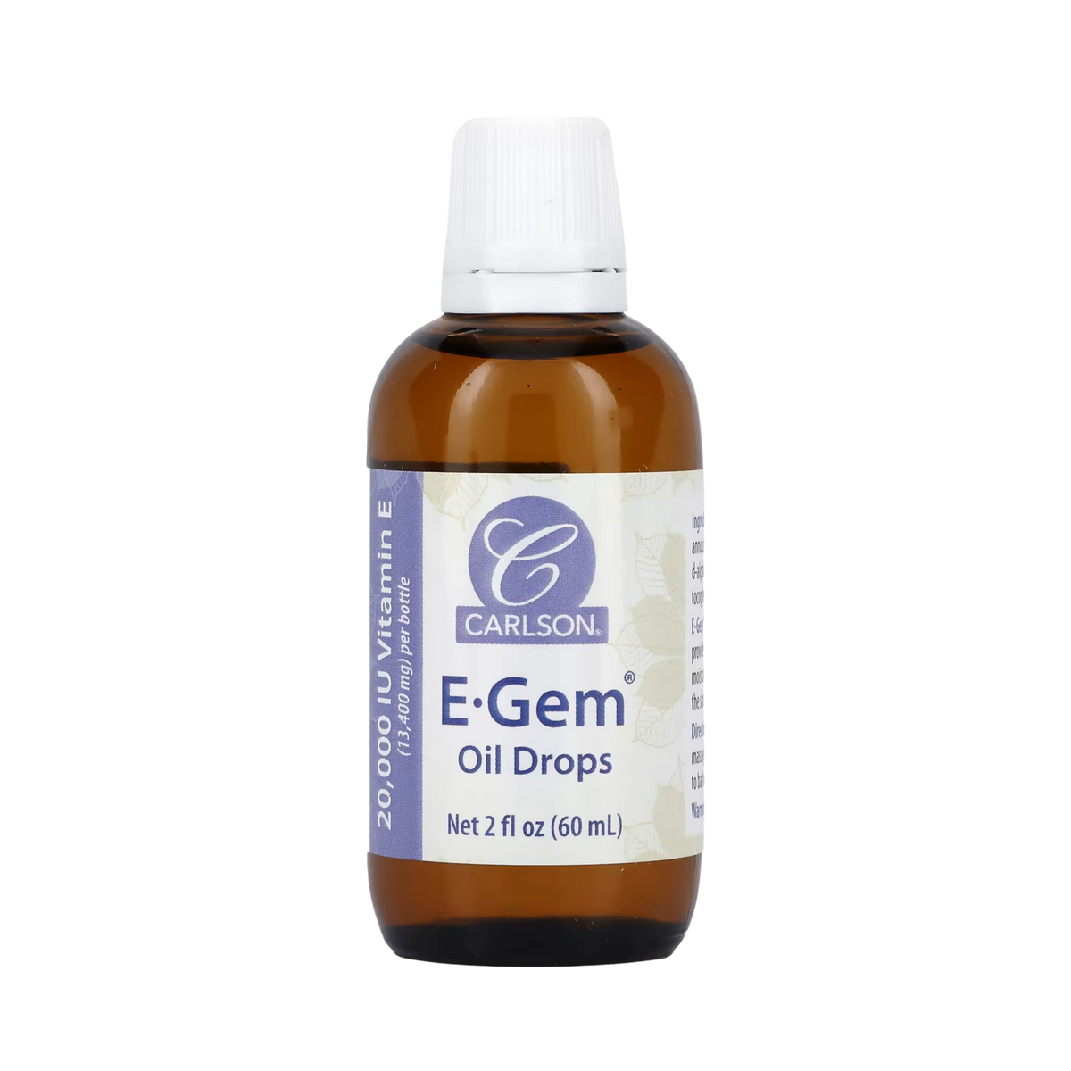 Carlson, E-Gem Oil Drops, 2 Fl Oz
