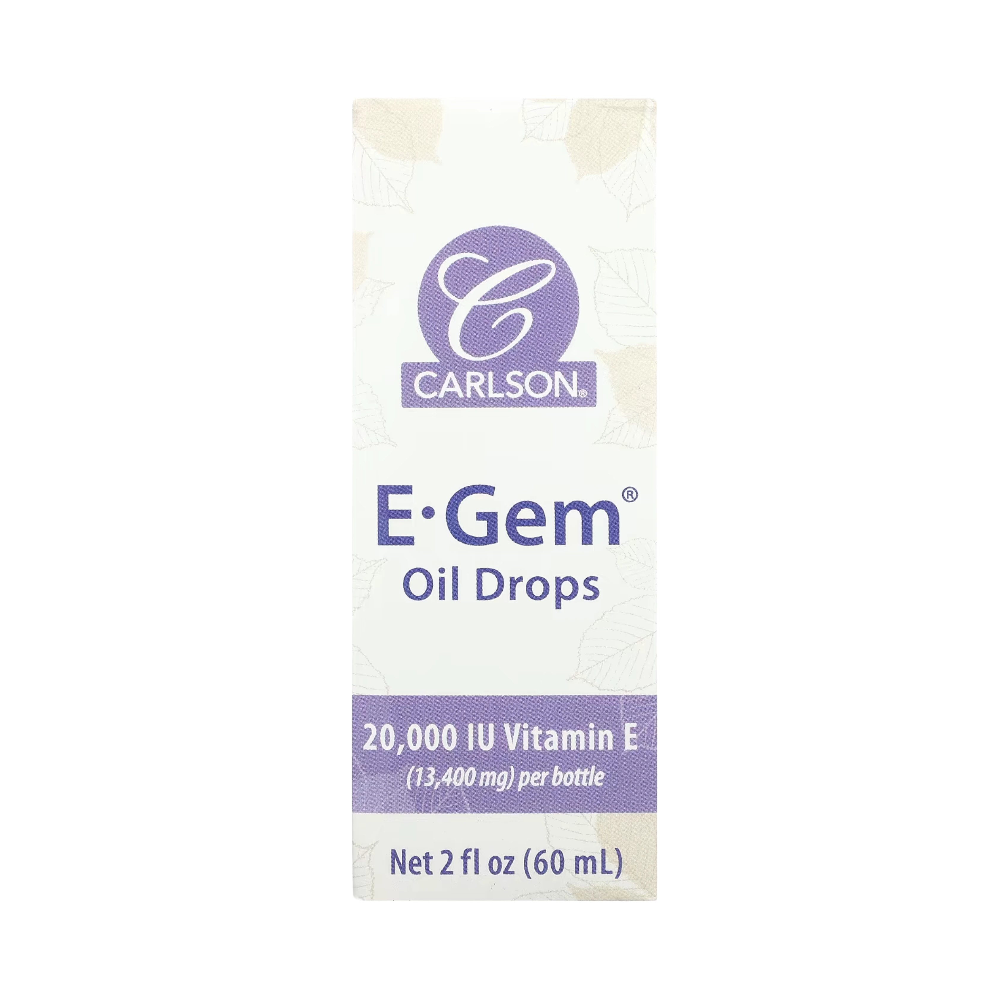 Carlson, E-Gem Oil Drops, 2 Fl Oz