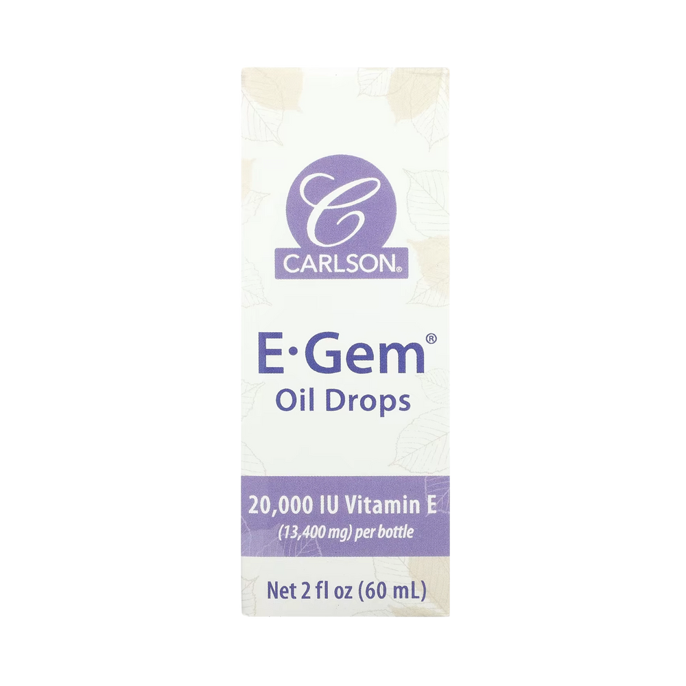 Carlson, E-Gem Oil Drops, 2 Fl Oz