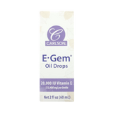 Carlson, E-Gem Oil Drops, 2 Fl Oz