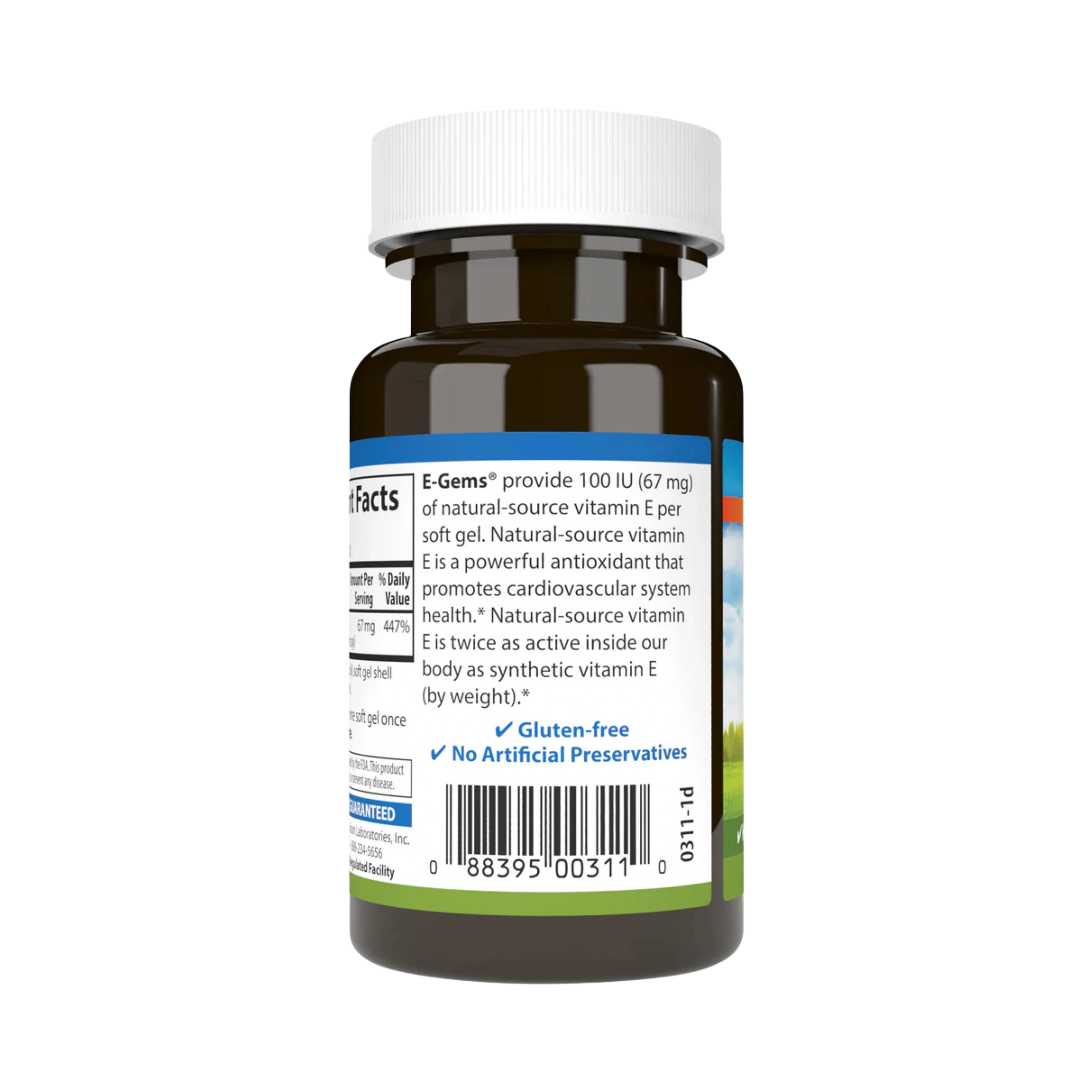 Carlson, E-Gems, 100 IU (67 mg), Natural-Source Vitamin E, 100 Soft Gels