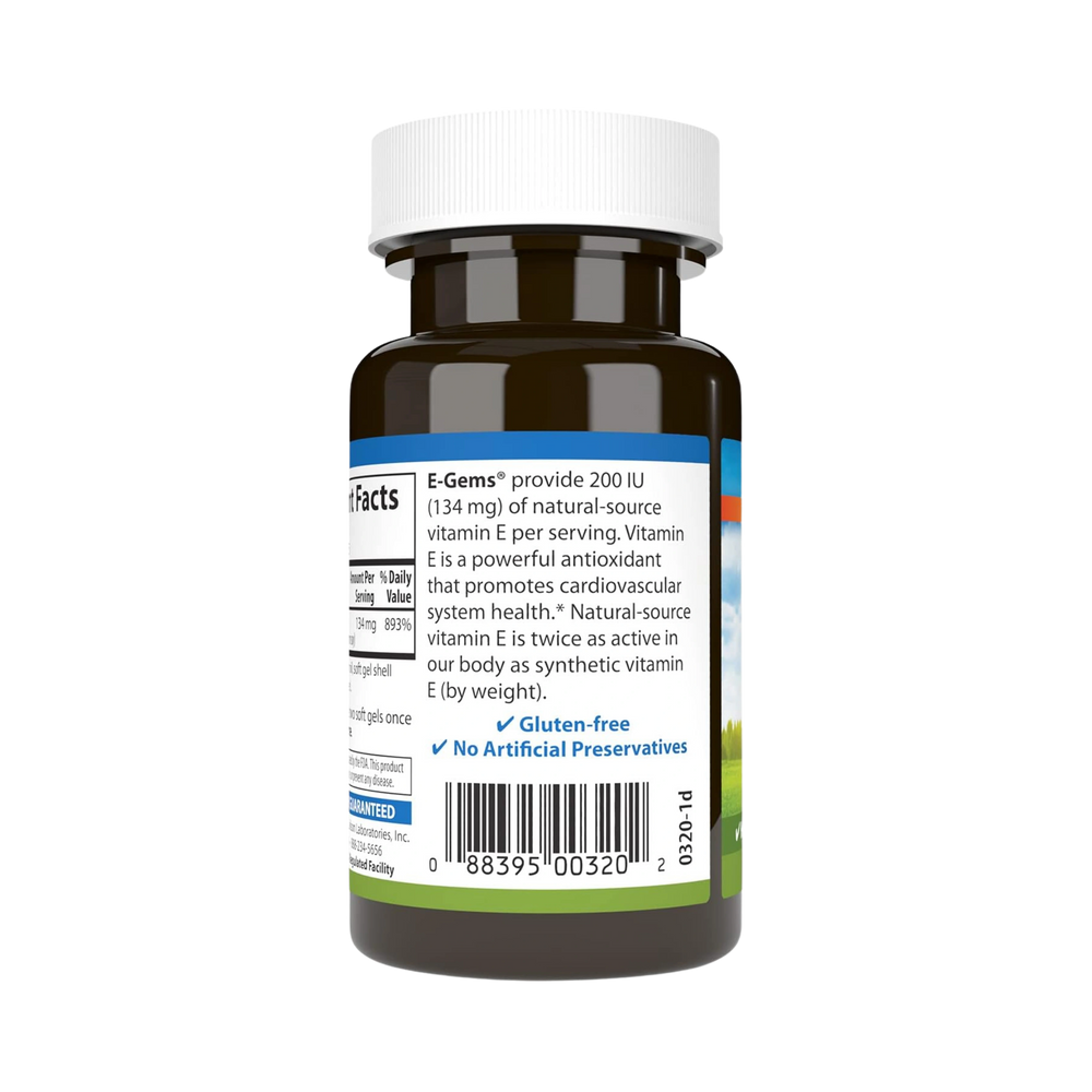 Carlson, E-Gems 200 IU (134 mg), 90 Soft Gels