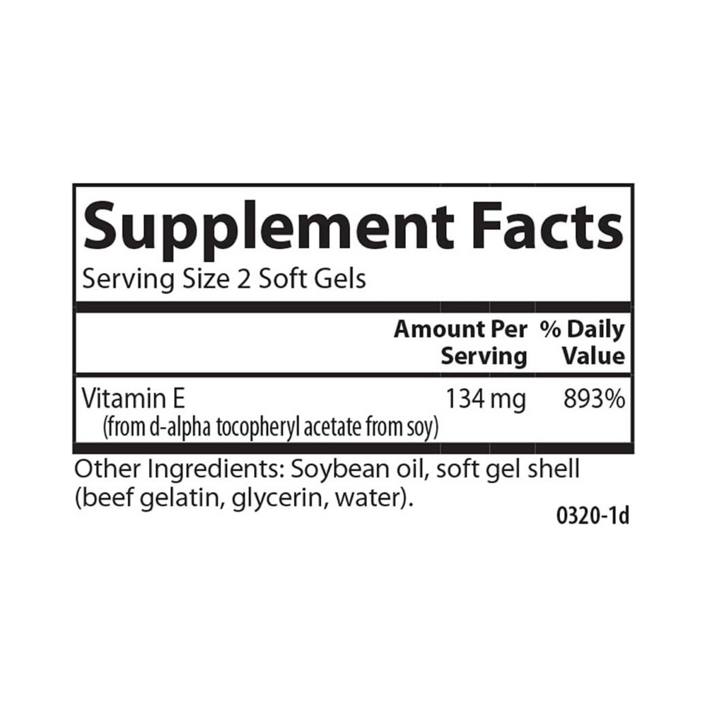 Carlson, E-Gems 200 IU (134 mg), 90 Soft Gels