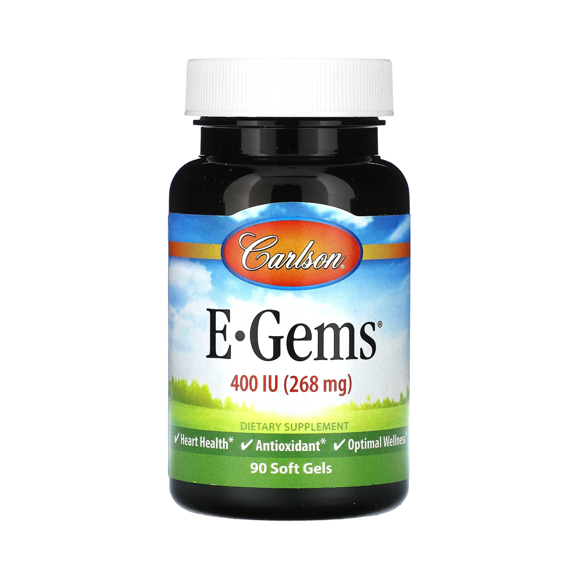 Carlson, E-Gems, 268 Mg (400 IU), 90 Soft Gels