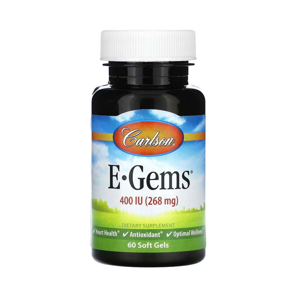 Carlson, E-Gems, 400 IU (268 mg), 60 Soft Gels