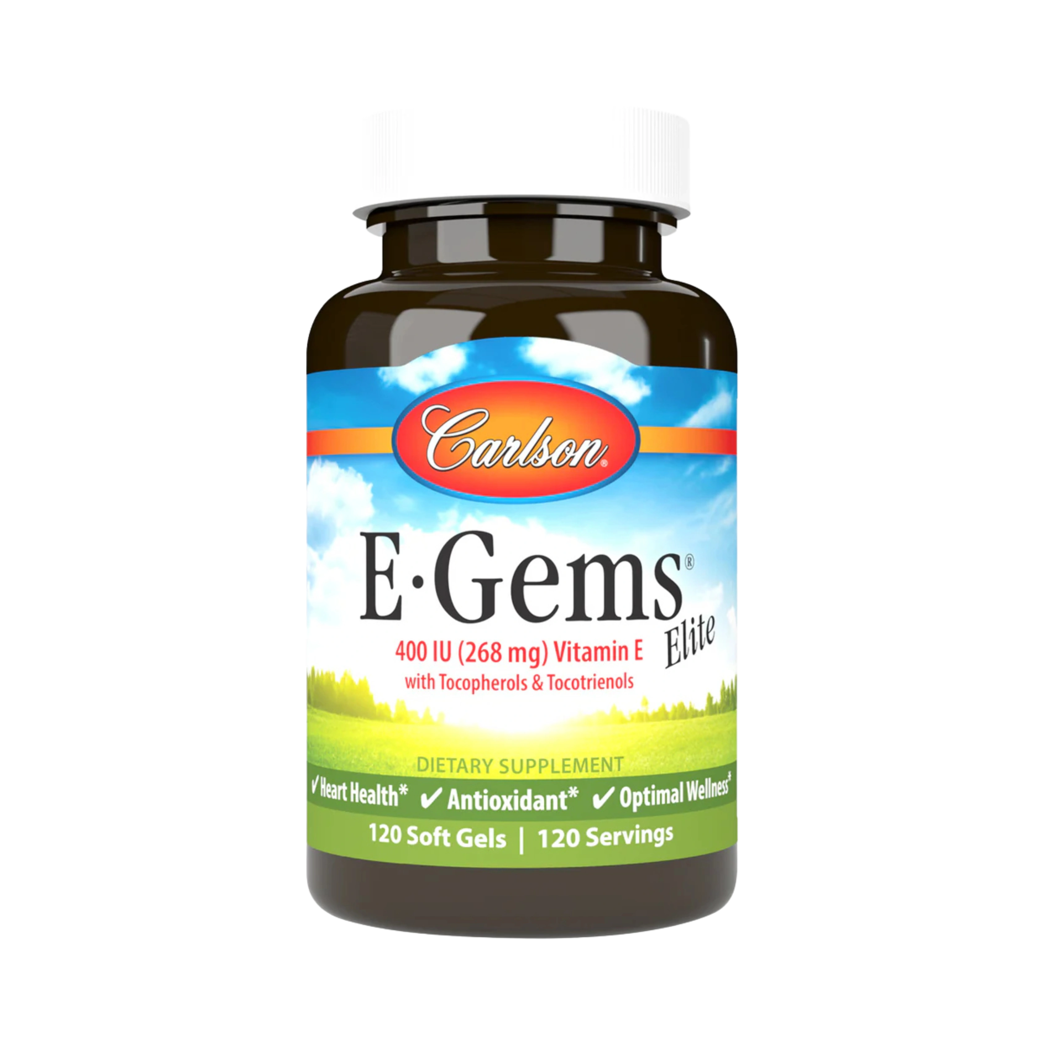 Carlson, E-Gems Elite 400 IU, 120 Softgels