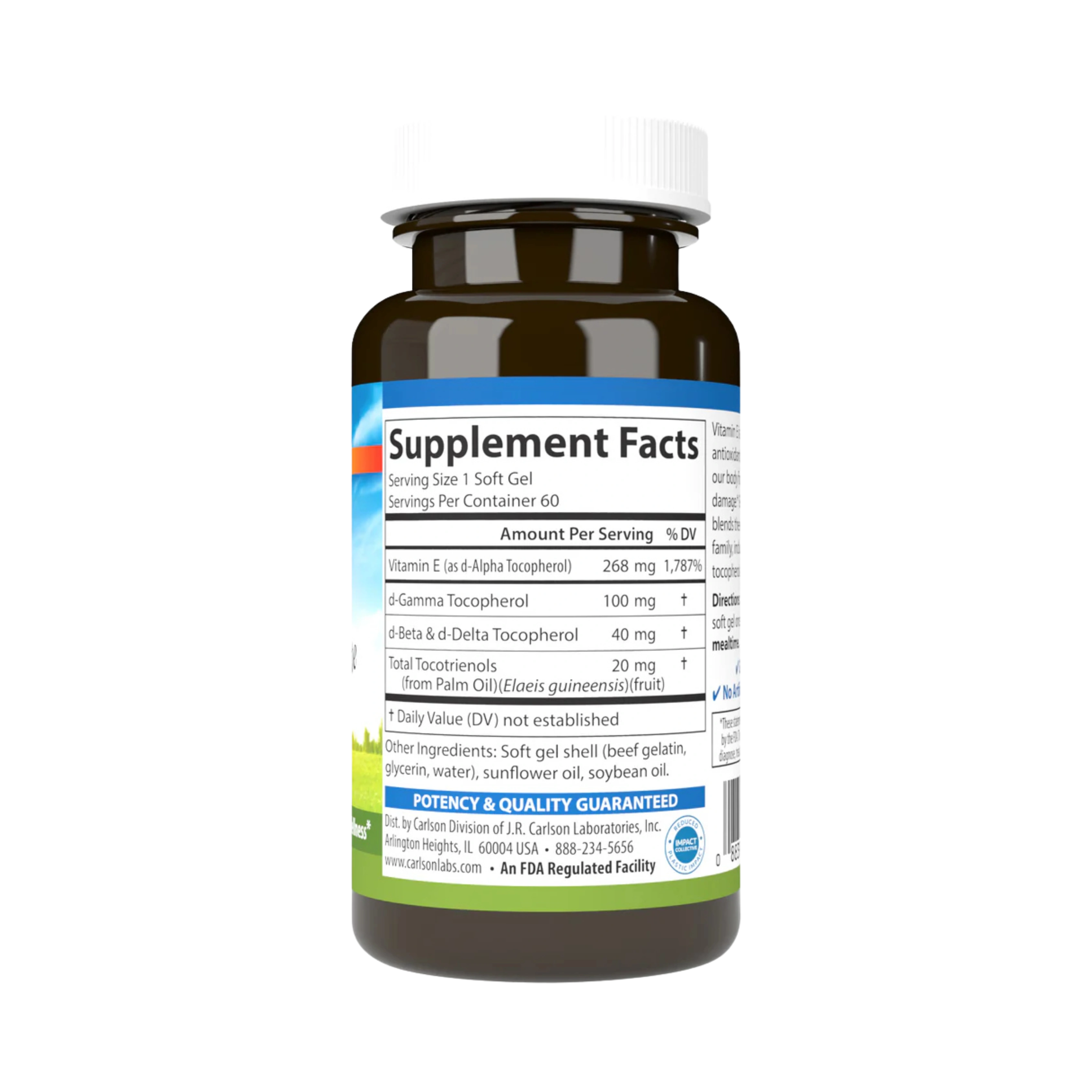 Carlson, E-Gems Elite 400 IU, 120 Softgels