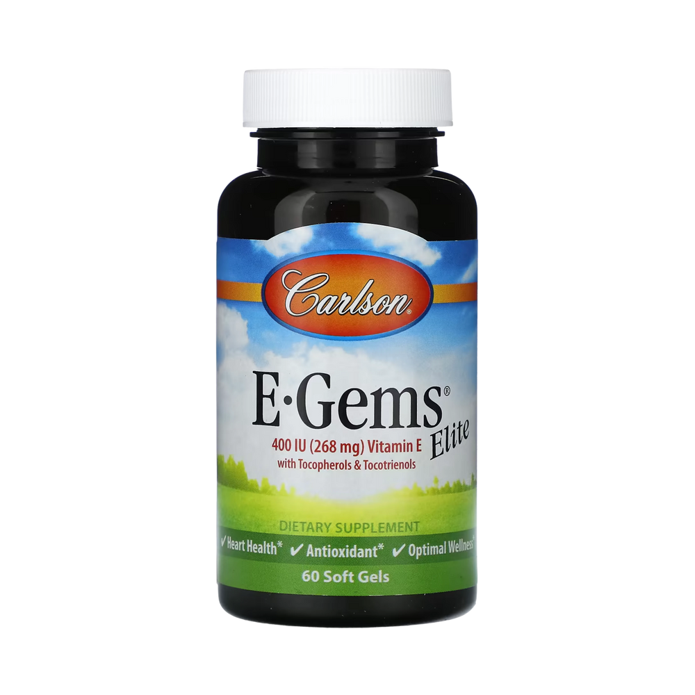 Carlson, E-Gems Elite, 400 IU (268 mg), 60 Soft Gels
