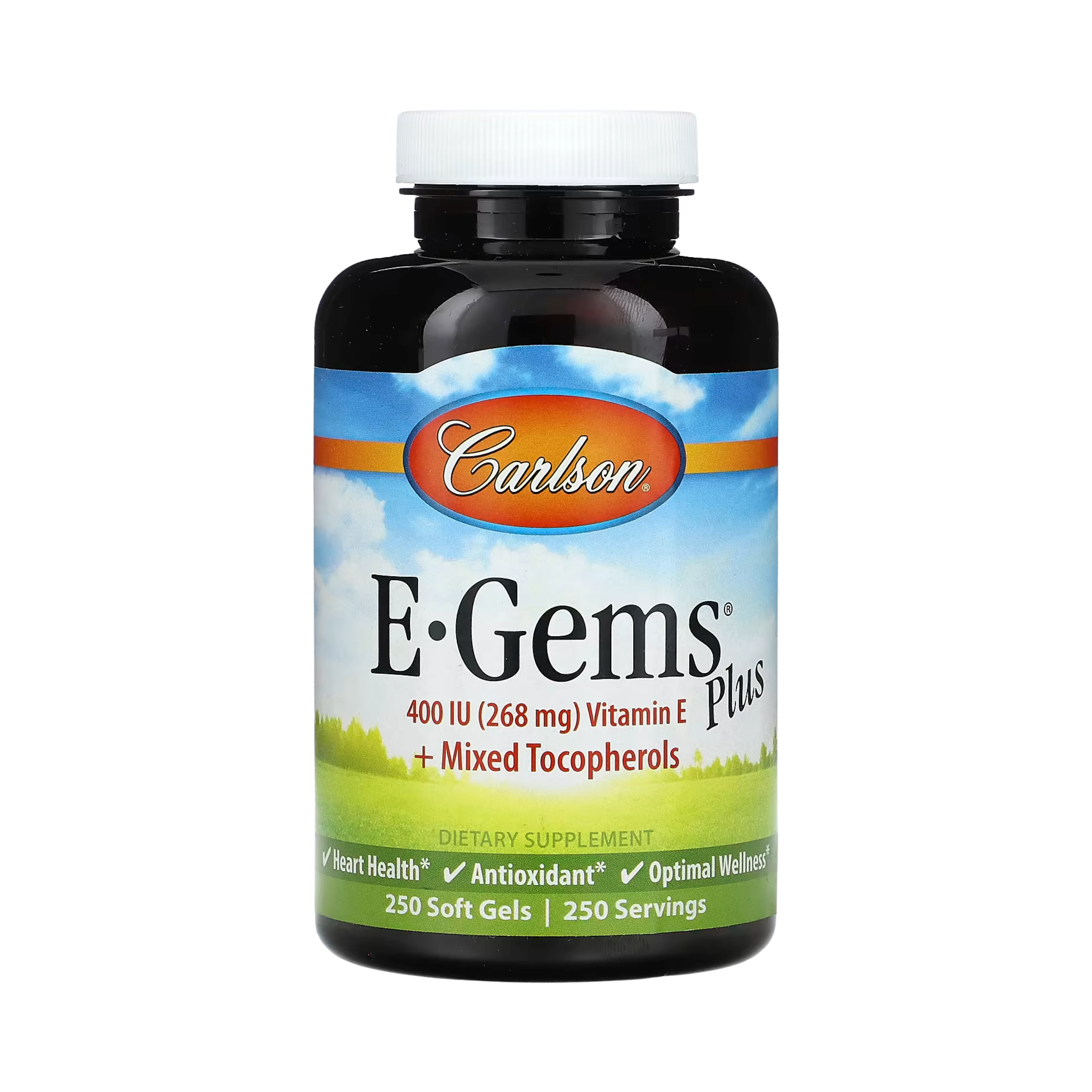 Carlson, E-Gems Plus, 400 IU (268 mg), 250 Soft Gels