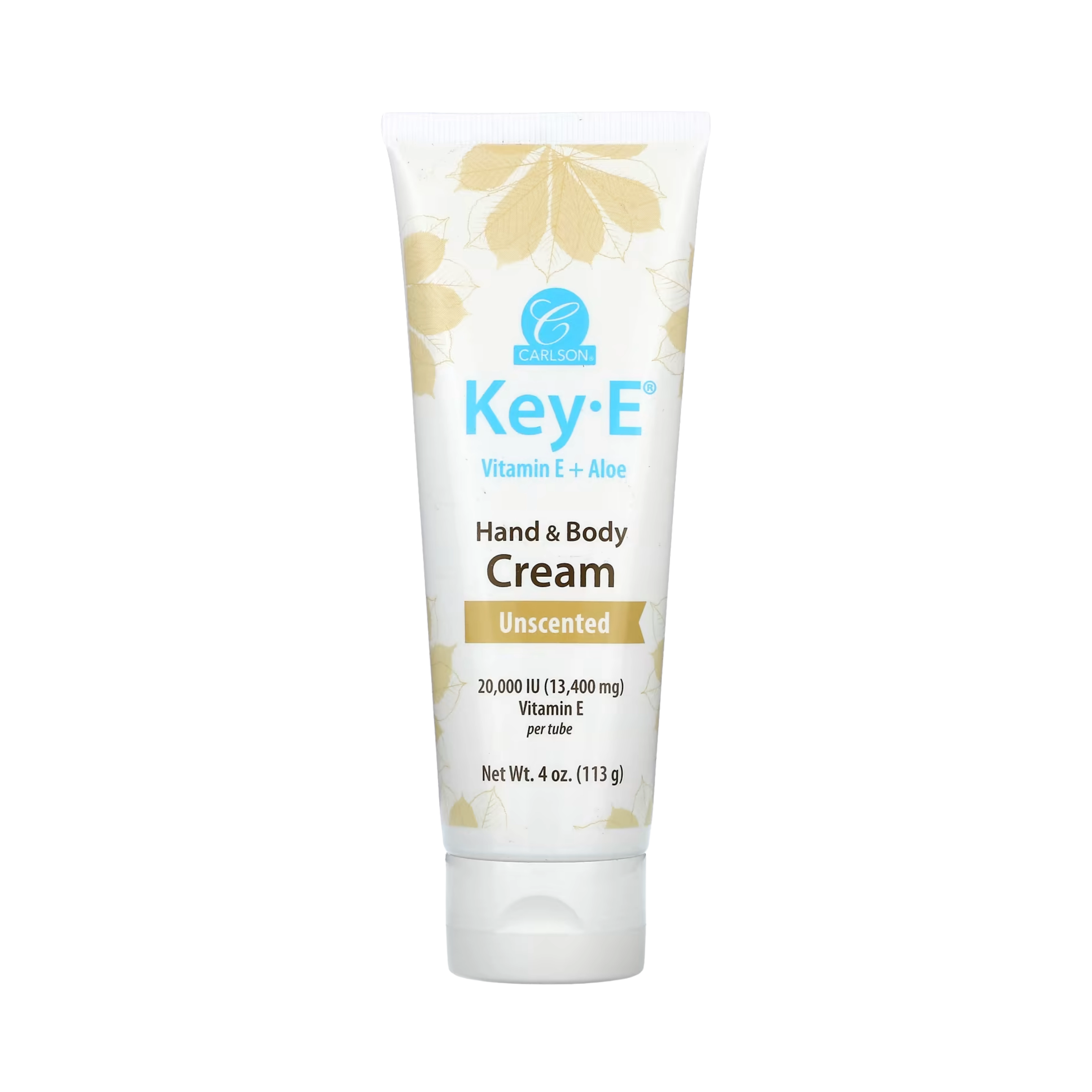 Carlson, Key-E, Hand & Body Cream, Unscented, 4 Oz