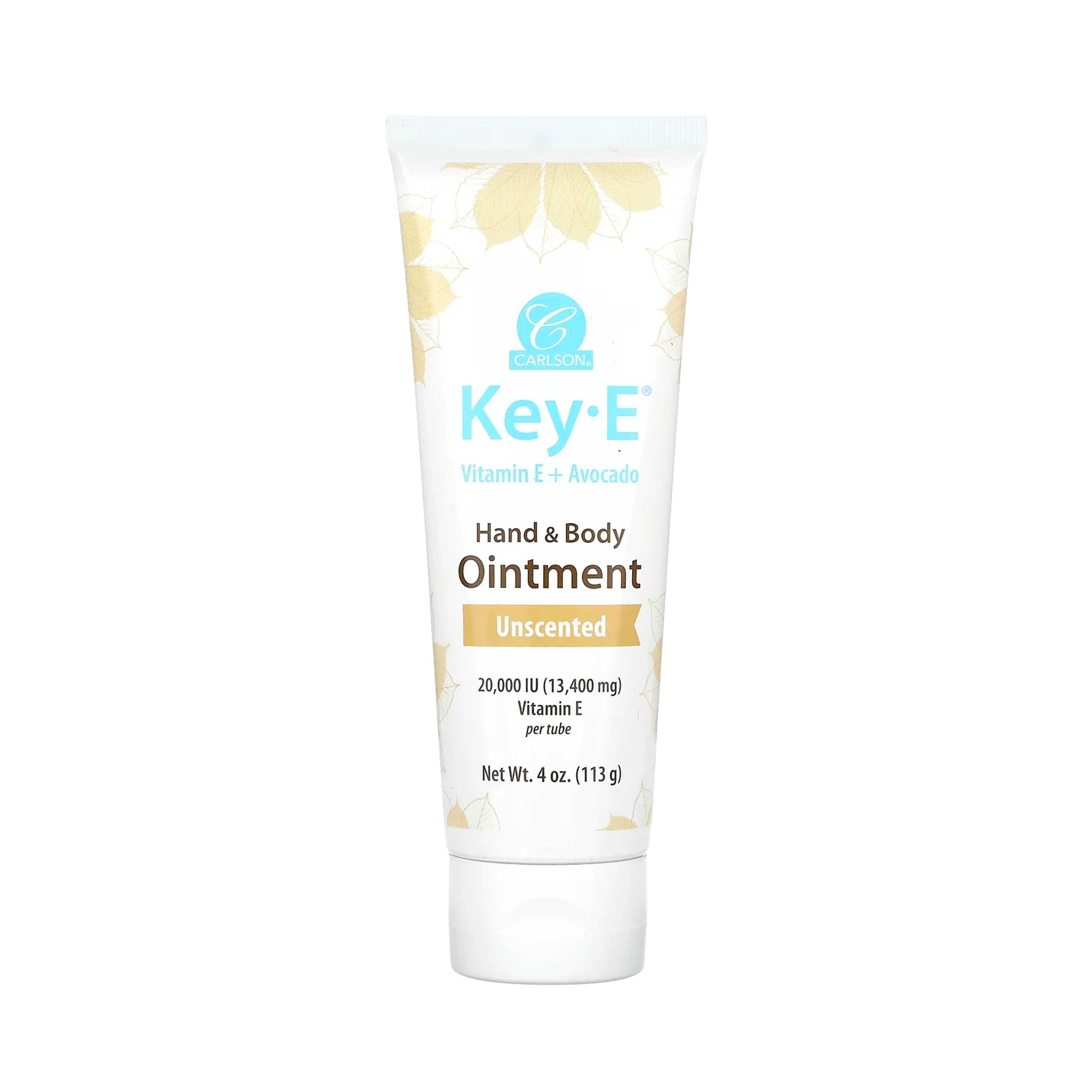 Carlson, Key- E, Hand & Body Ointment, Unscented, 4 Oz