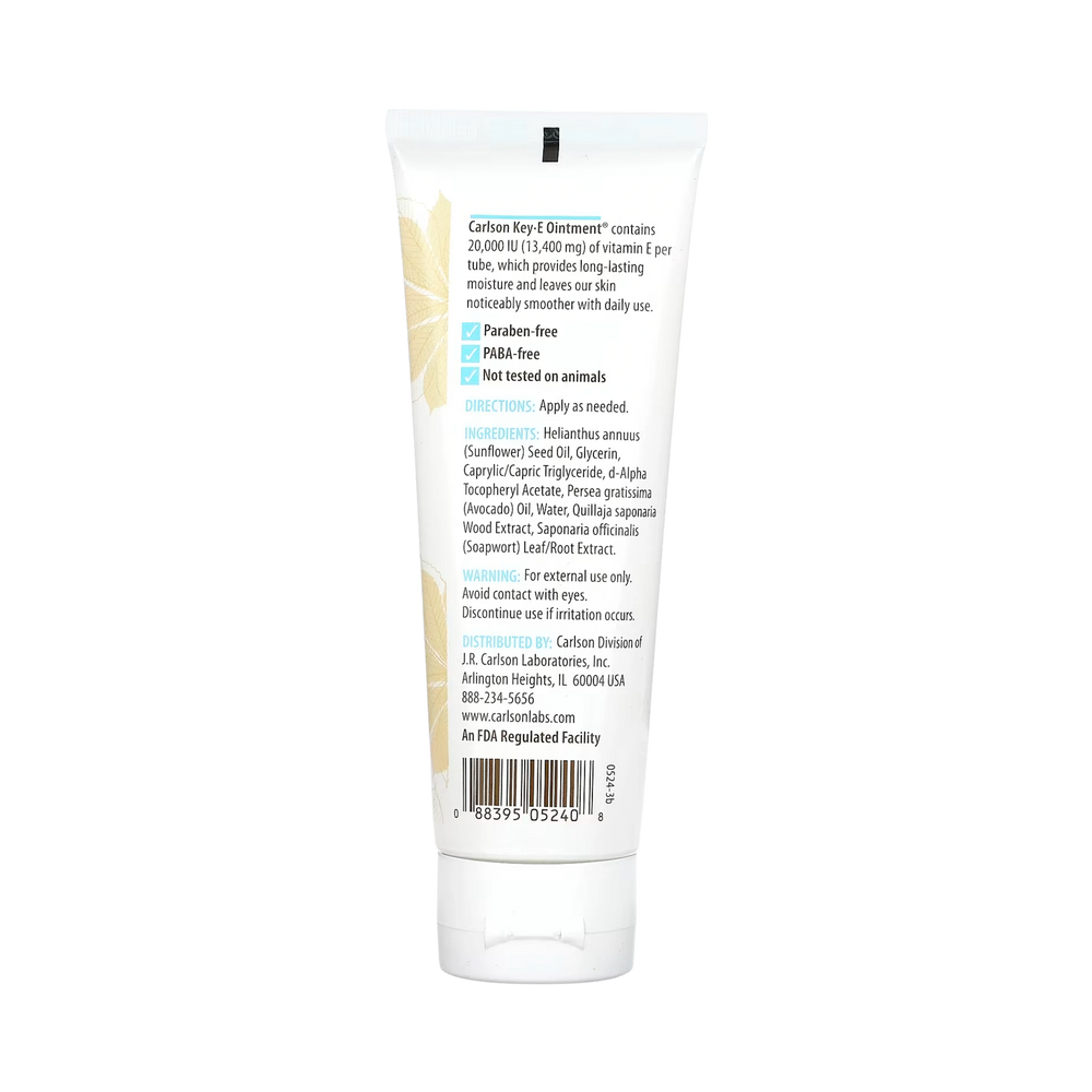 Carlson, Key- E, Hand & Body Ointment, Unscented, 4 Oz