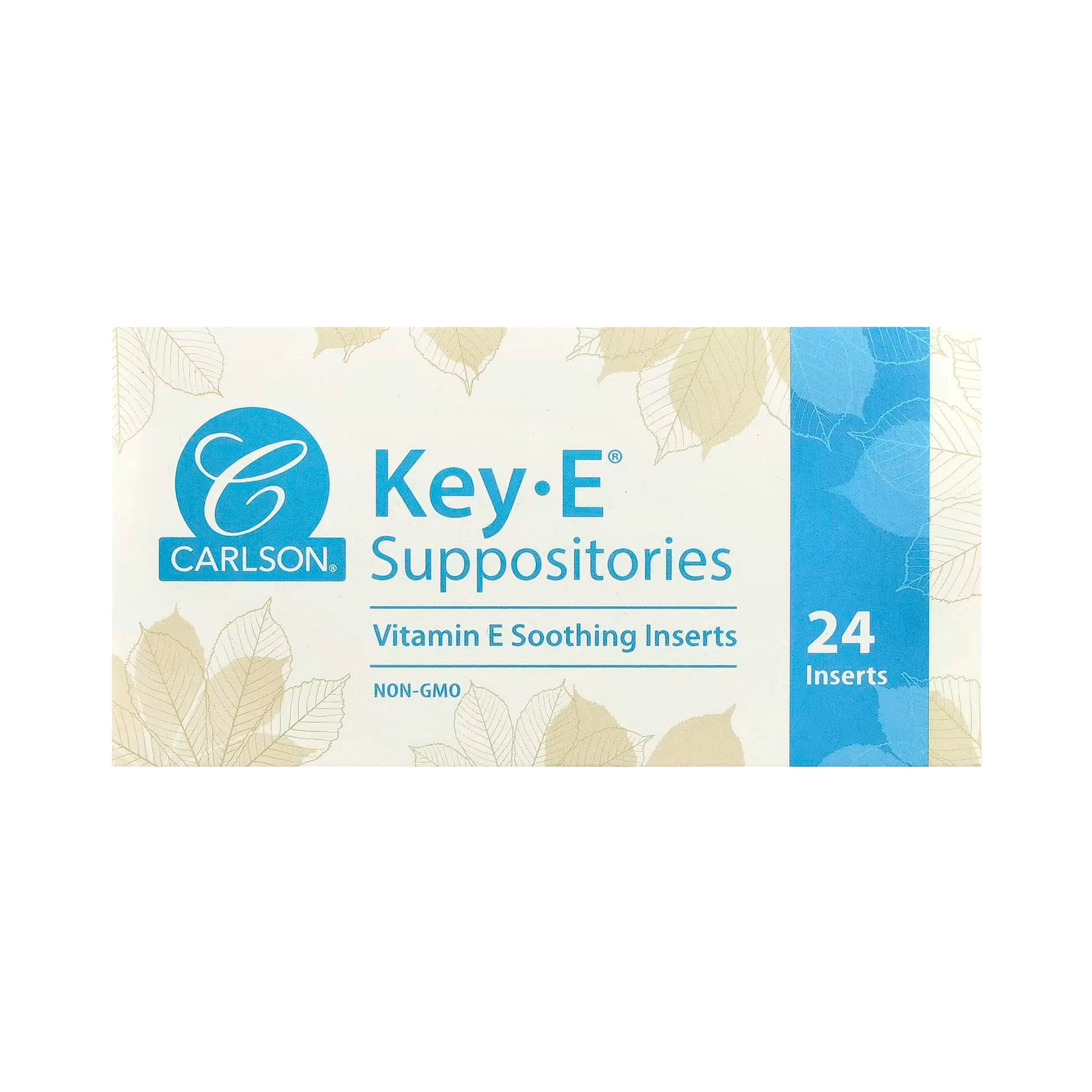 Carlson, Key-E, Suppositories, 24 Inserts
