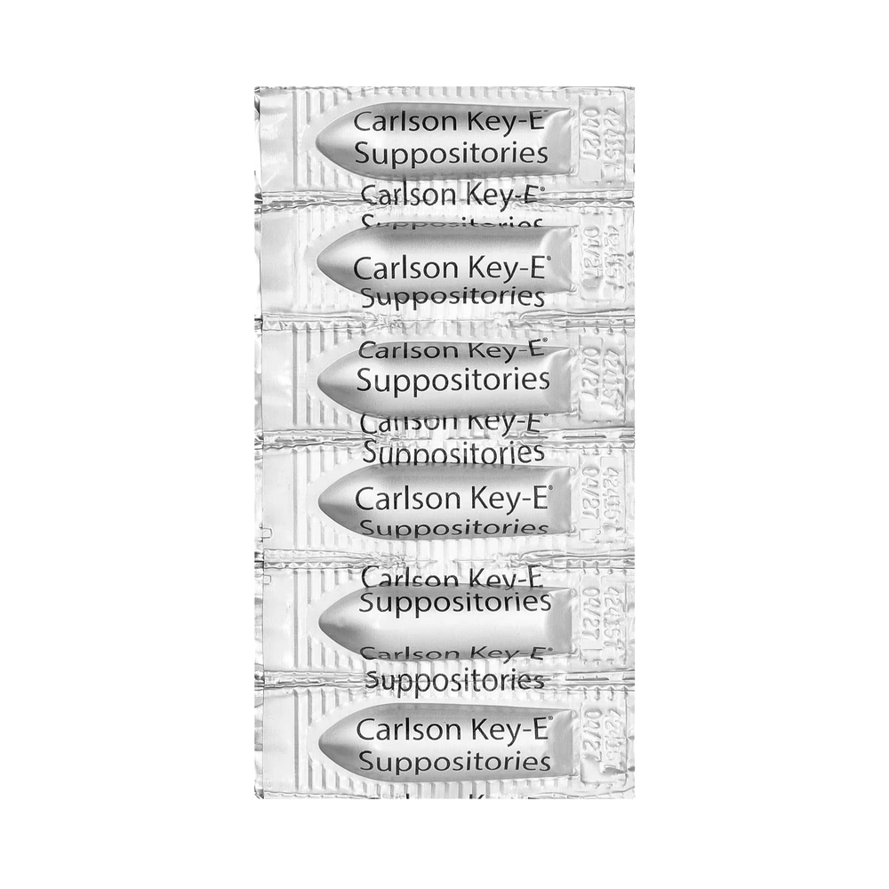 Carlson, Key-E, Suppositories, 24 Inserts