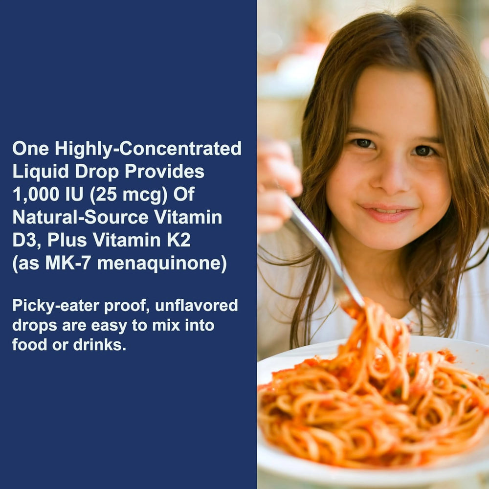 Carlson, Kid's Super Daily D3 + K2, 360 Drops