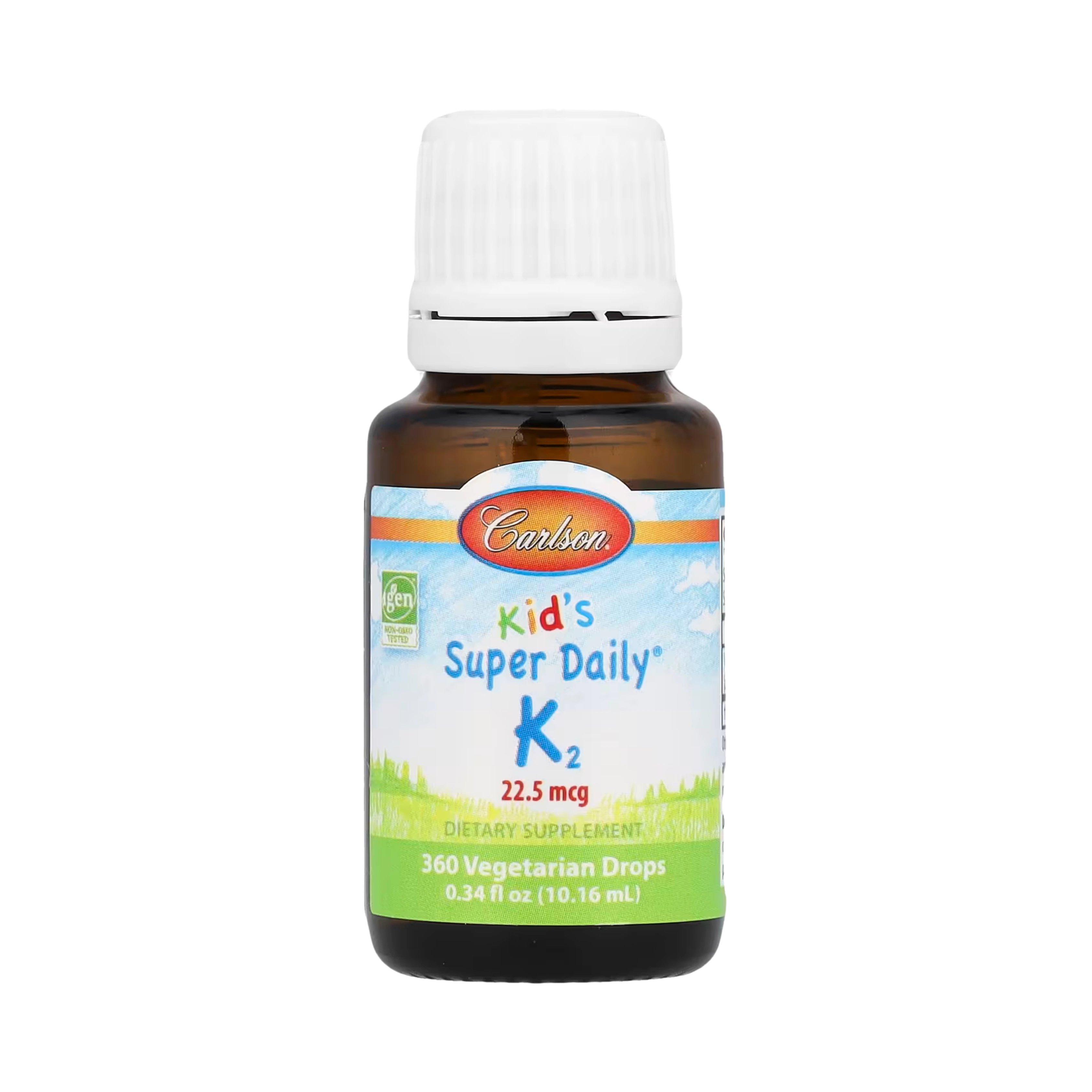 Carlson, Kid's Super Daily K2, 22.5 Mcg, 0.34 Fl Oz (10.16 ml)
