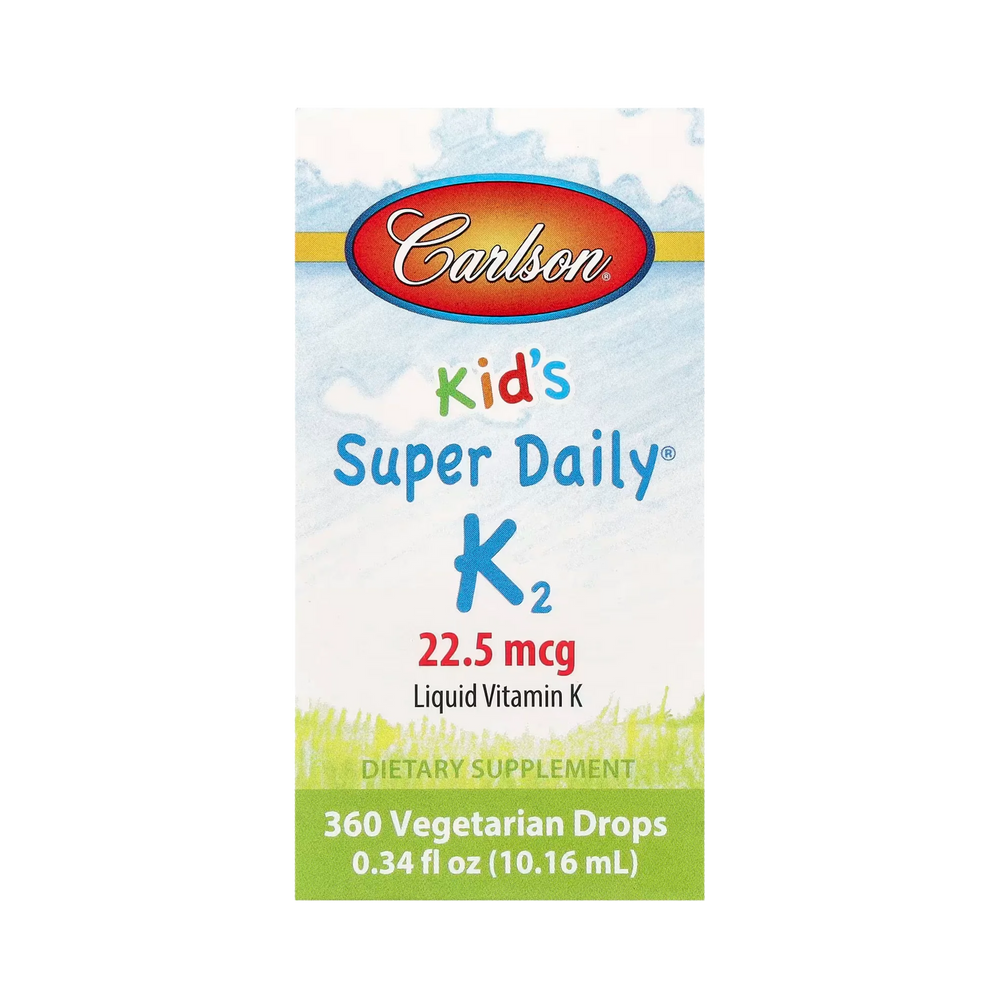Carlson, Kid's Super Daily K2, 22.5 Mcg, 0.34 Fl Oz (10.16 ml)