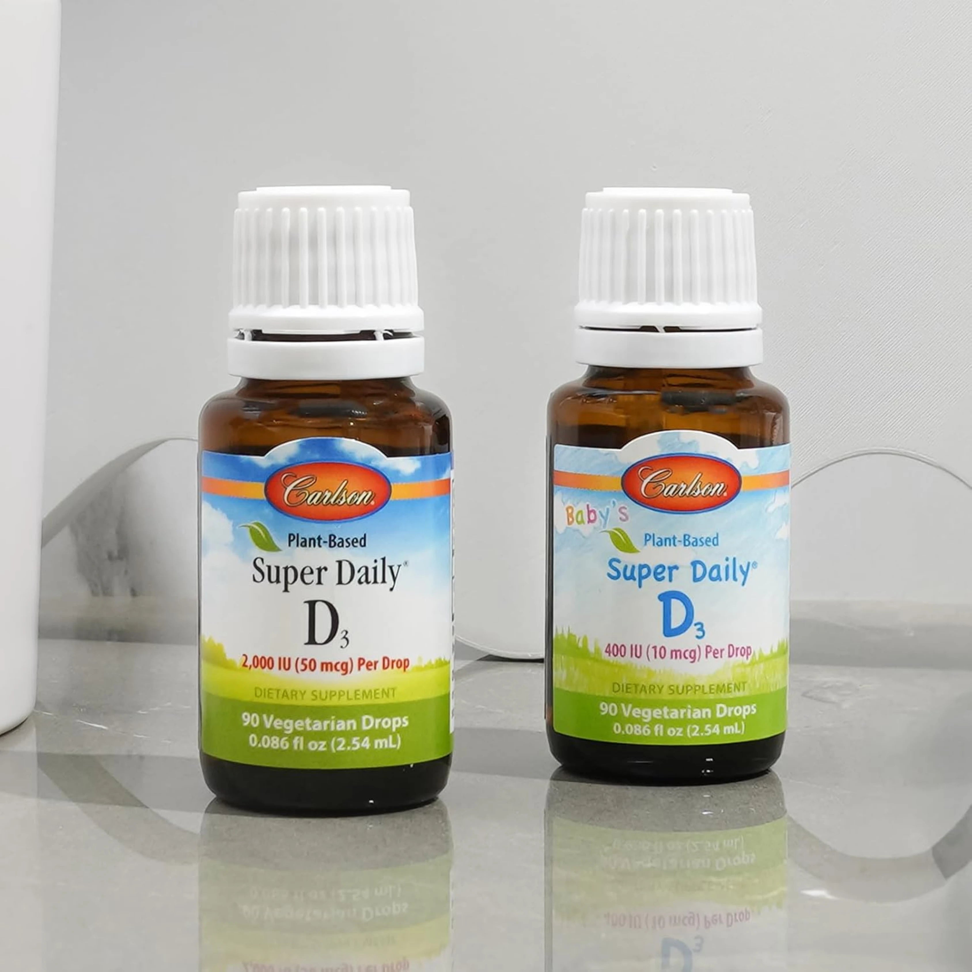 Carlson, Plant-Based Super Daily D3 2000 IU, 90 Drops