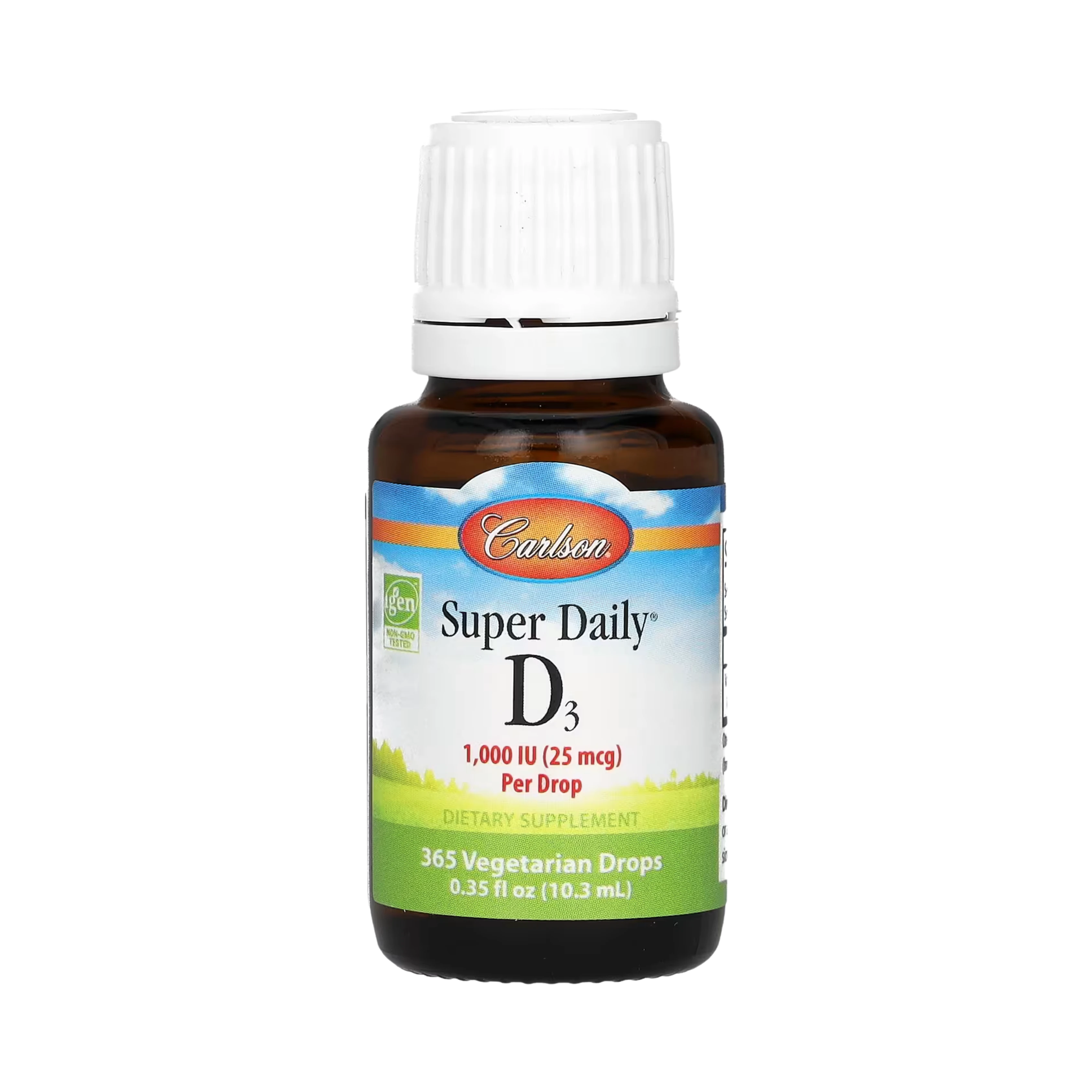 Carlson, Super Daily D3, 25 Mcg (1,000 IU), 0.35 Fl Oz