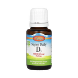 Carlson, Super Daily D3, 25 Mcg (1,000 IU), 0.35 Fl Oz