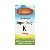 Carlson, Super Daily K2, 45 Mcg, 0.34 Fl Oz