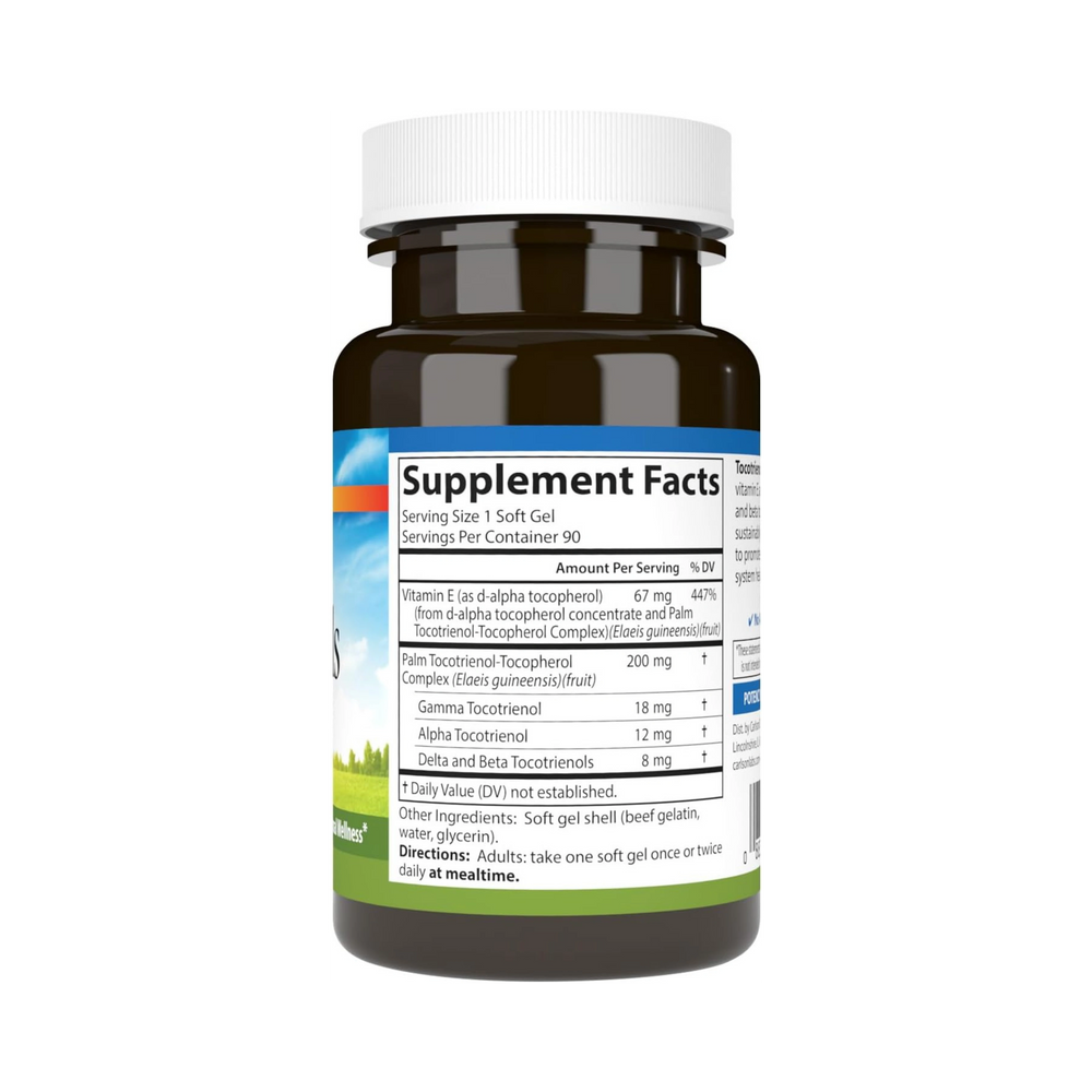 Carlson, Tocotrienols, With Vitamin E, 90 Soft Gels