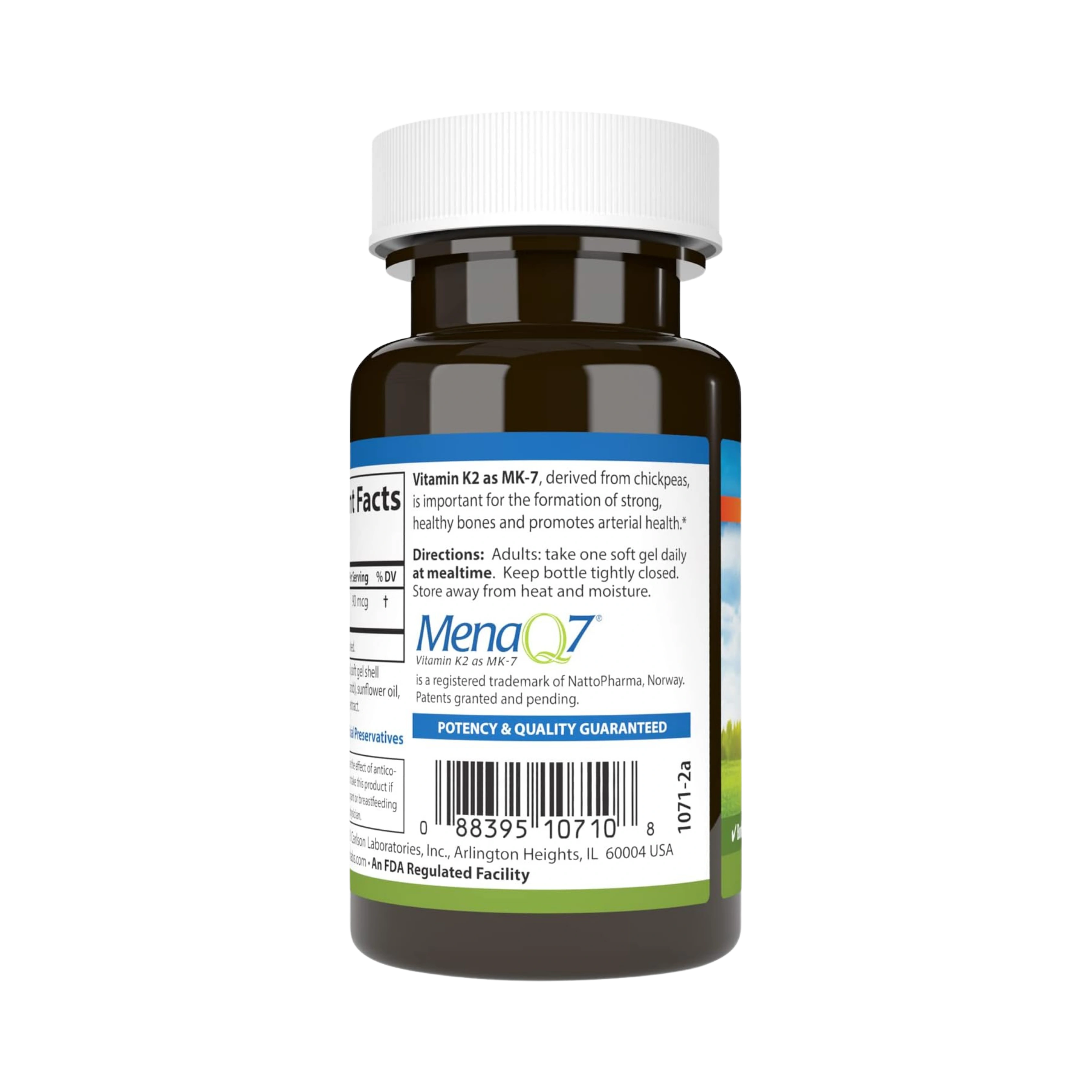 Carlson, Vitamin K2, 90 mcg, 60 Soft Gels