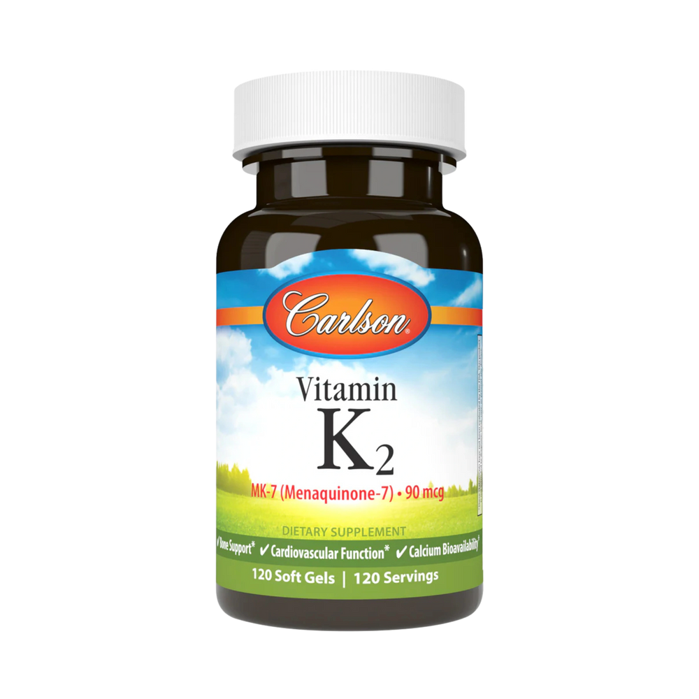 Carlson, Vitamin K2 as MK-7 90 Mcg, 120 Softgels