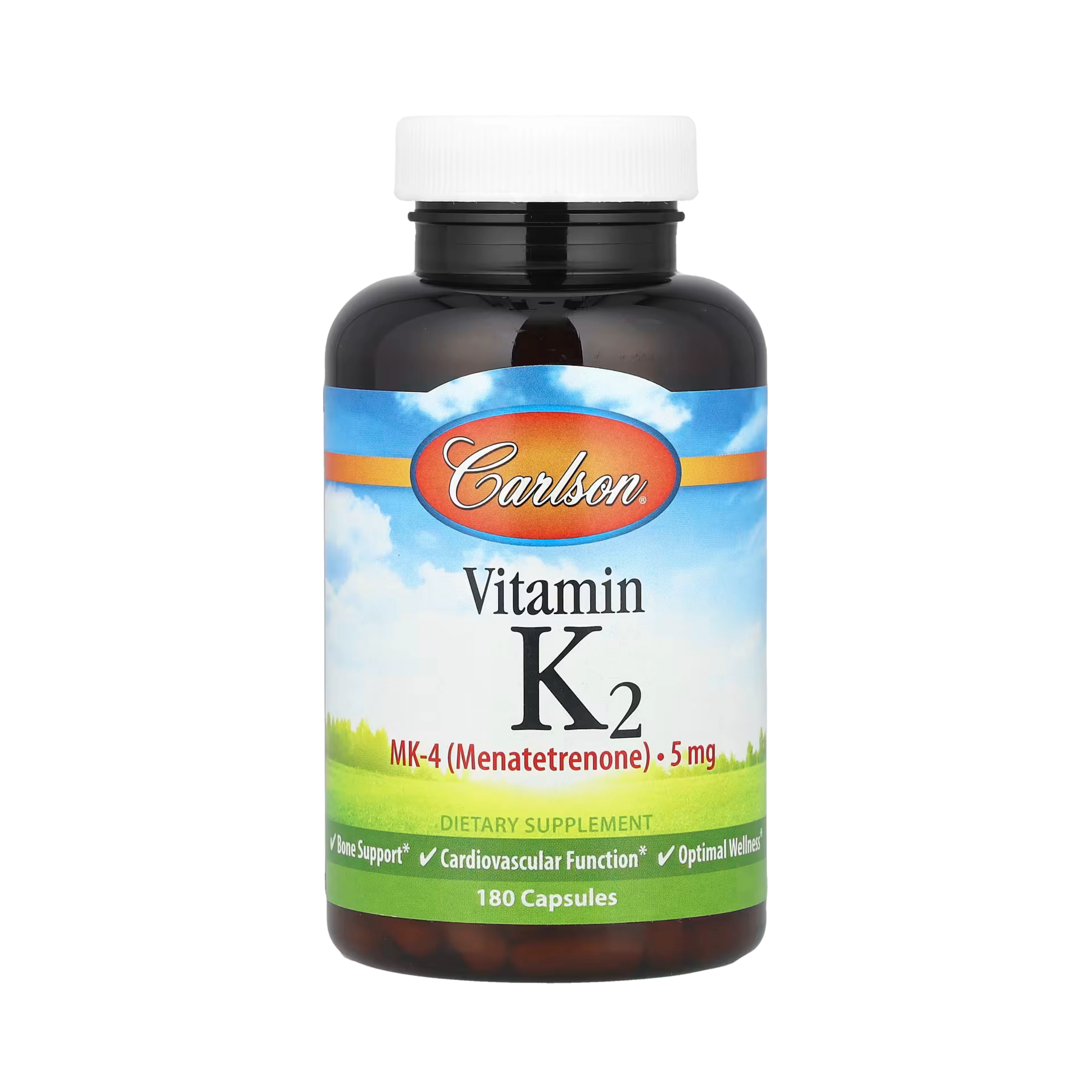 Carlson, Vitamin K2, MK-4, 5 Mg, 180 Capsules