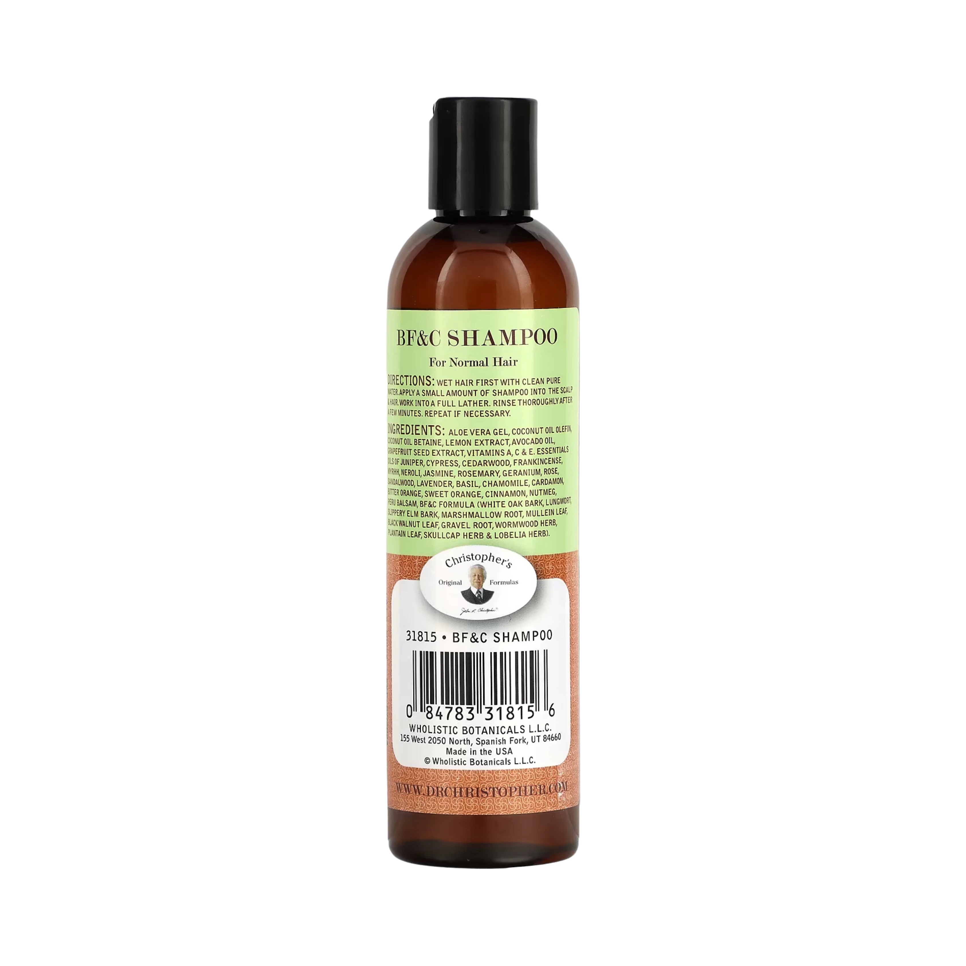Christopher's Original Formulas, BF&C, Shampoo, 8 Oz