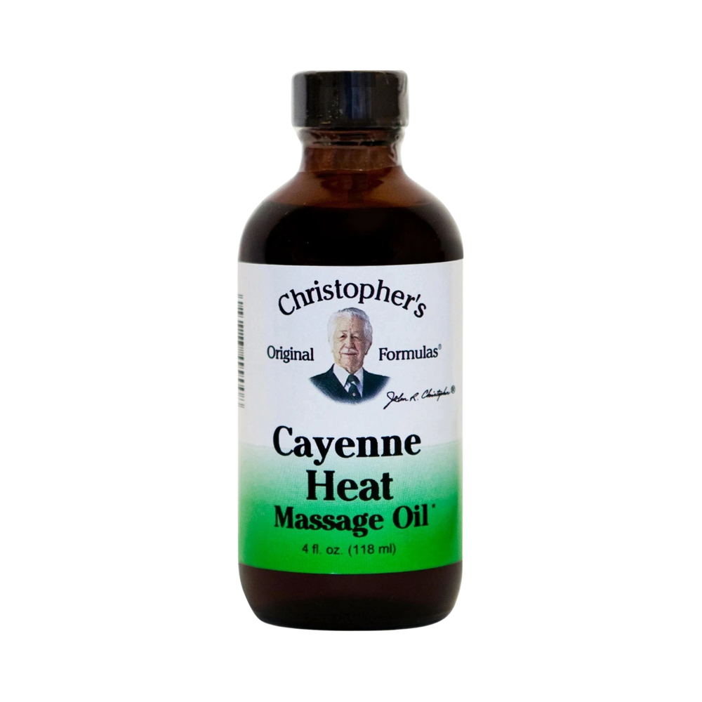 Christopher's Original Formulas, Cayenne Heat Massage Oil, 4 Oz