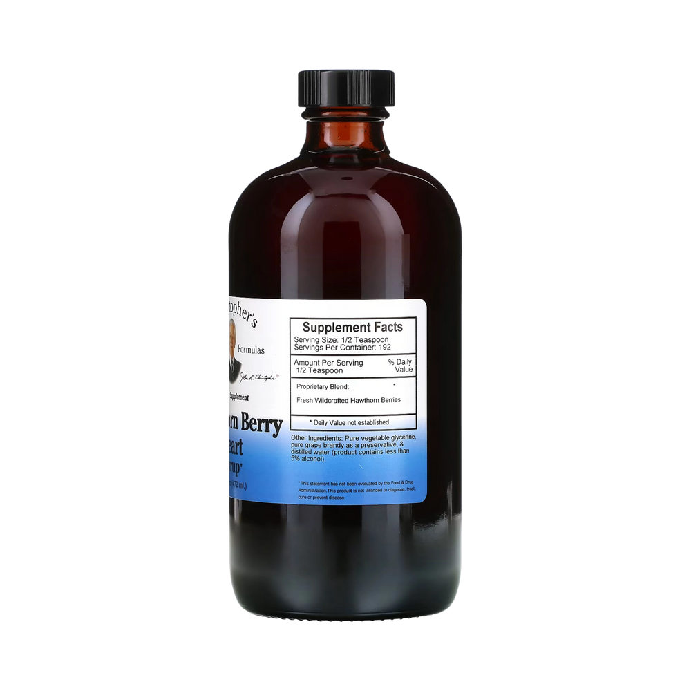 Christopher's Original Formulas, Hawthorn Berry Heart Syrup, 16 Oz