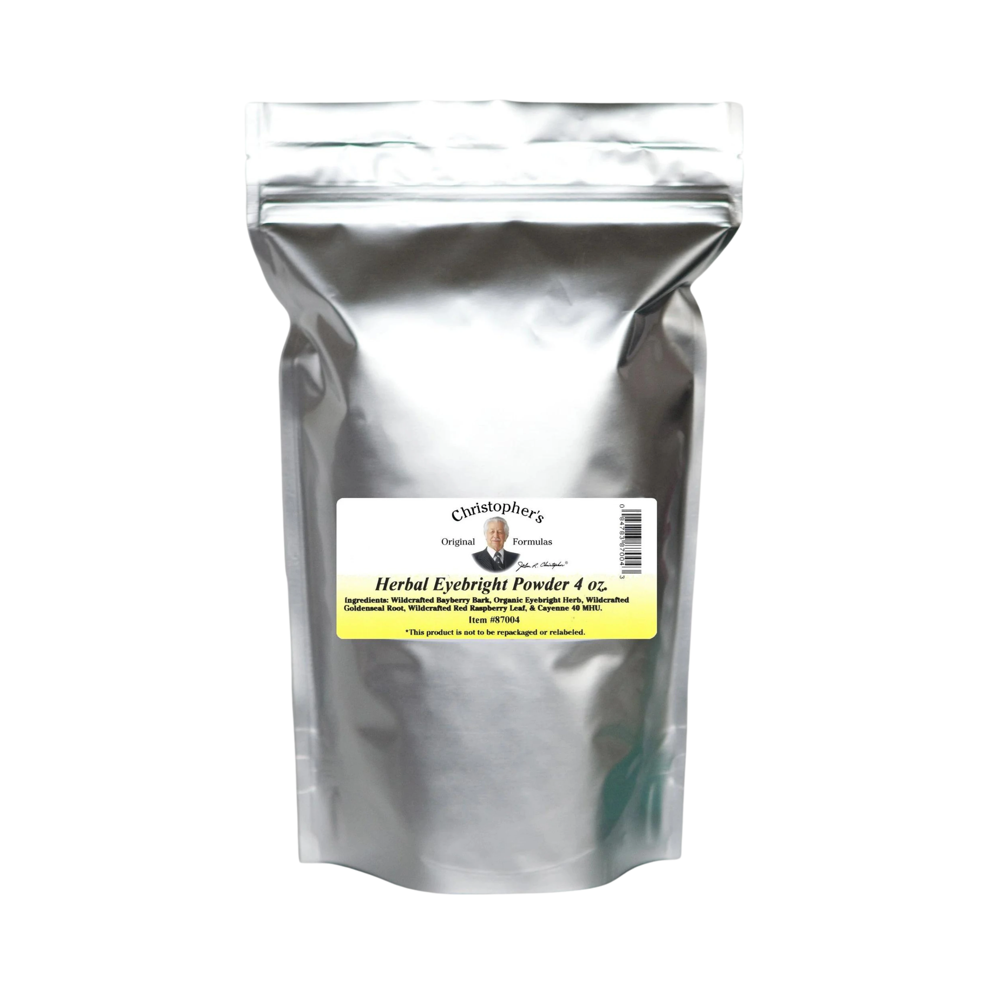 Christopher's Original Formulas, Herbal Eye Formula Powder, Bulk 4 Oz