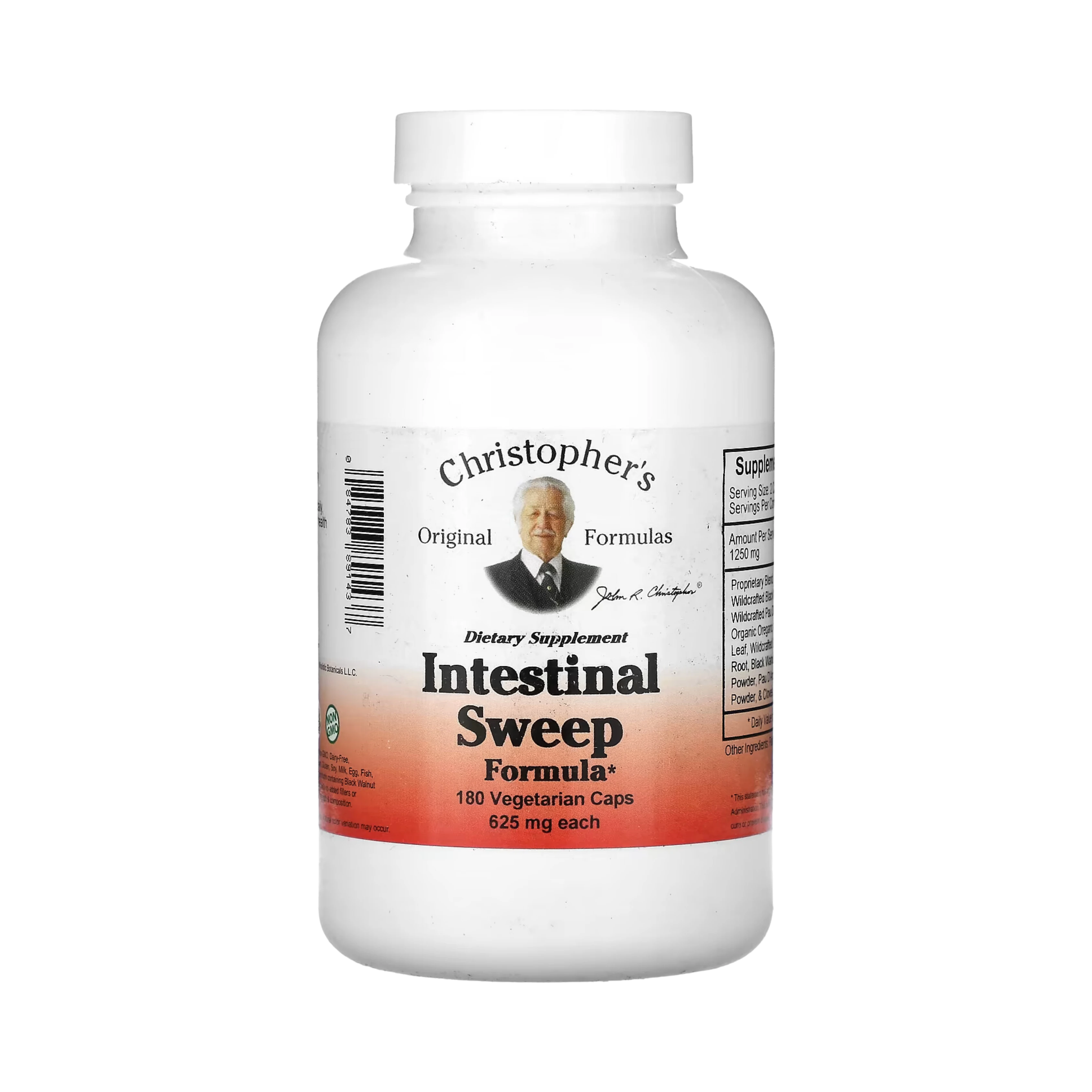 Christopher's Original Formulas, Intestinal Sweep, 180 Capsules