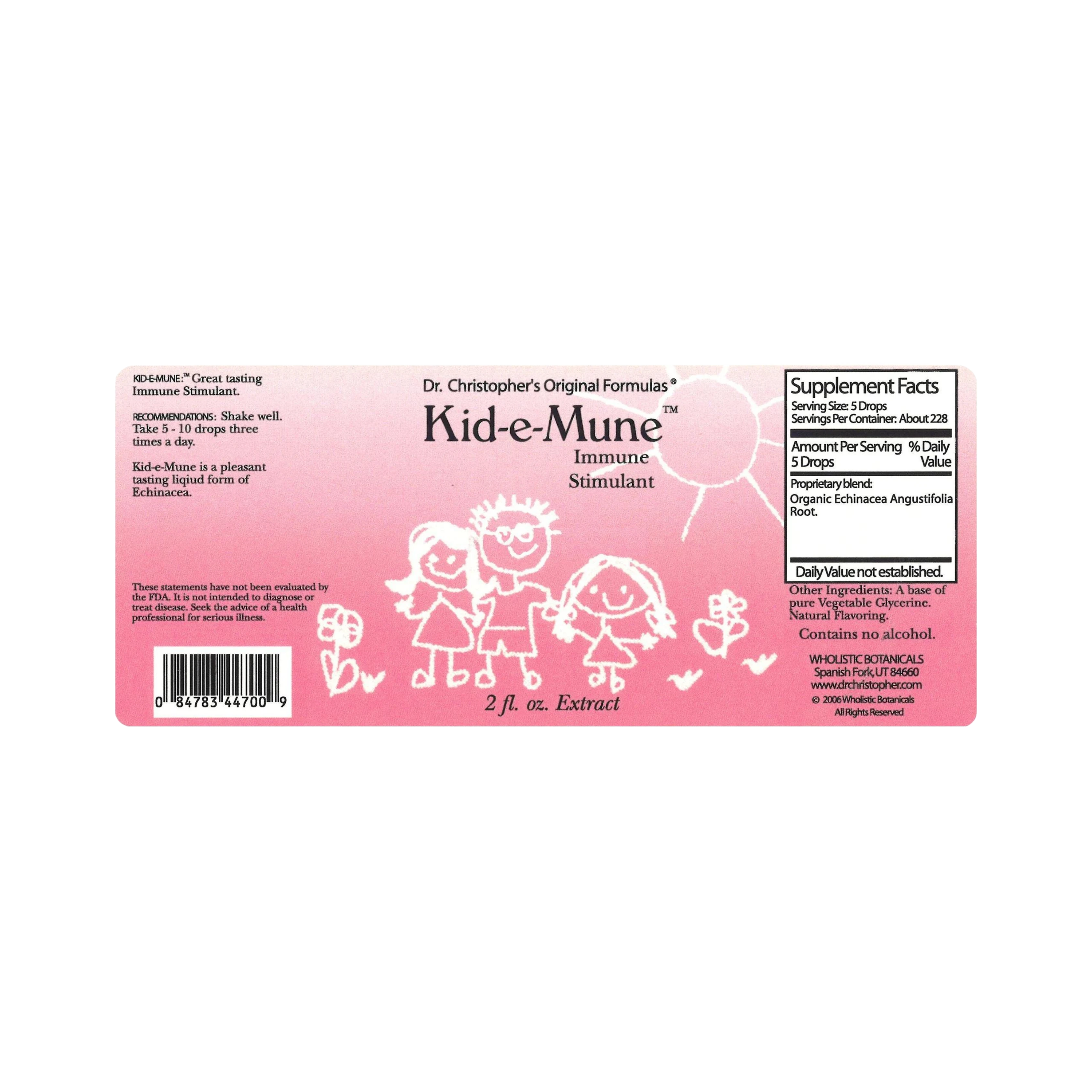 Christopher's Original Formulas, Kid-E-Mune, Glycerine Extract, 2 Oz