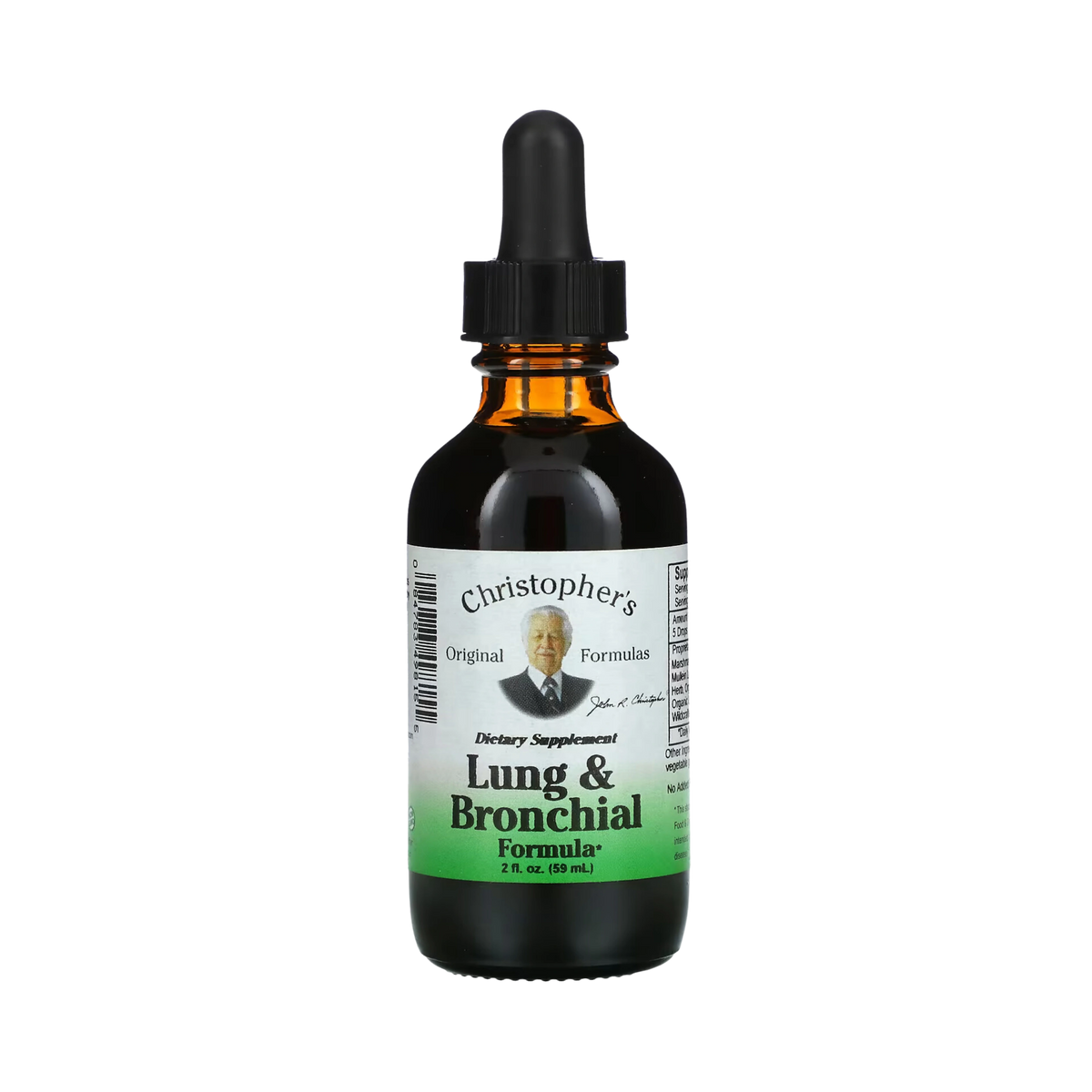 Christopher's Original Formulas, Lung & Bronchial Formula, Glycerine Extract, 2 Oz