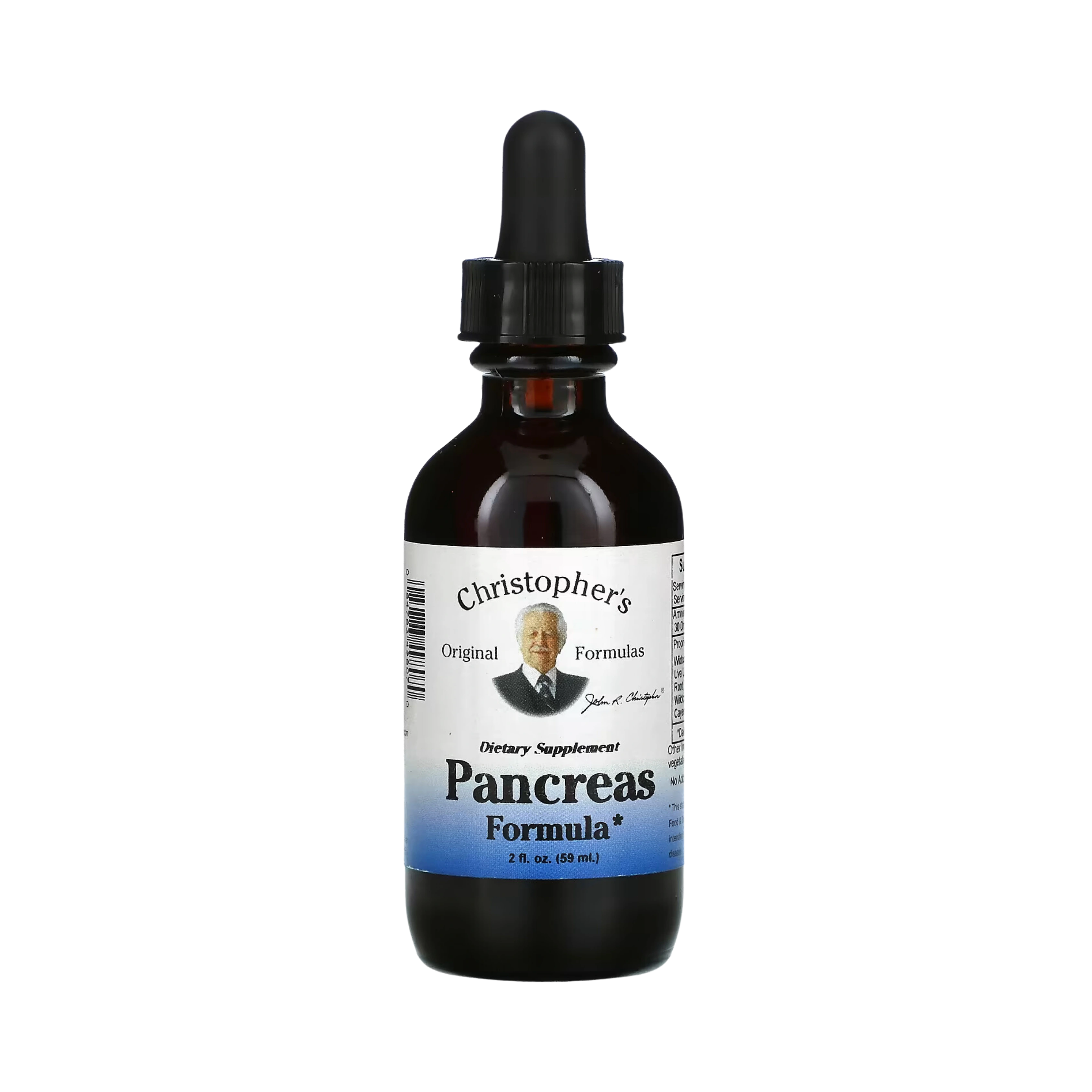 Christopher's Original Formulas, Pancreas Formula Glycerine, 2 Oz