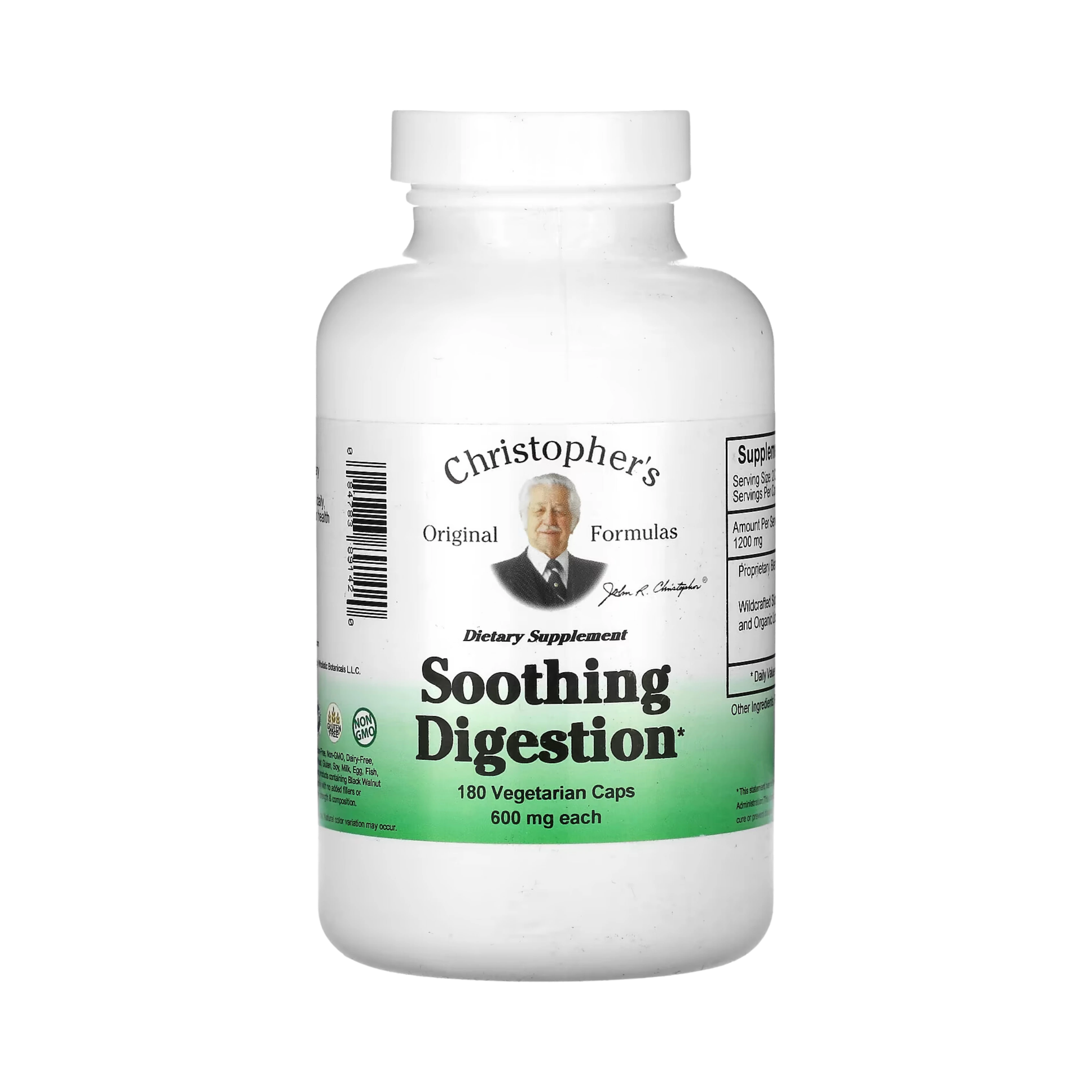 Christopher's Original Formulas, Soothing Digestion, 180 Capsules