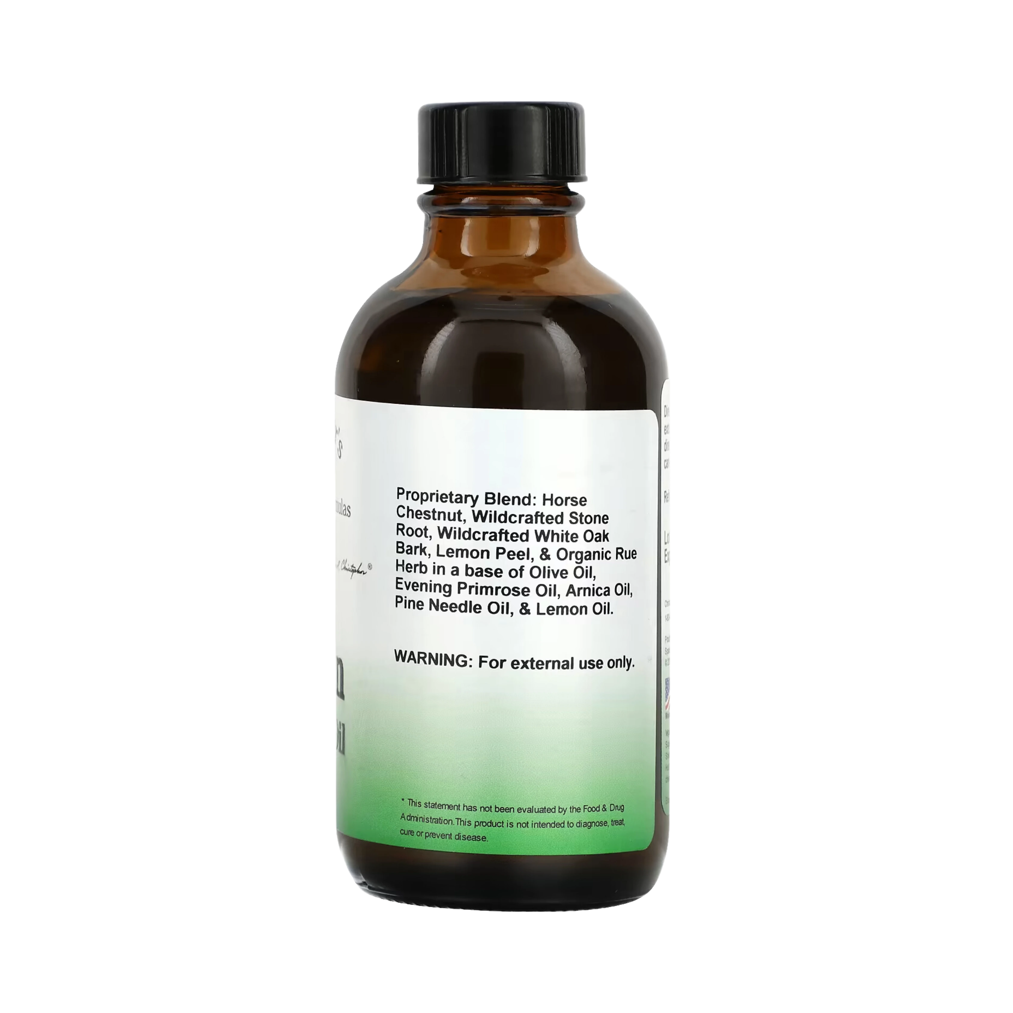 Christopher's Original Formulas, V-Vein Massage Oil, 4 Oz