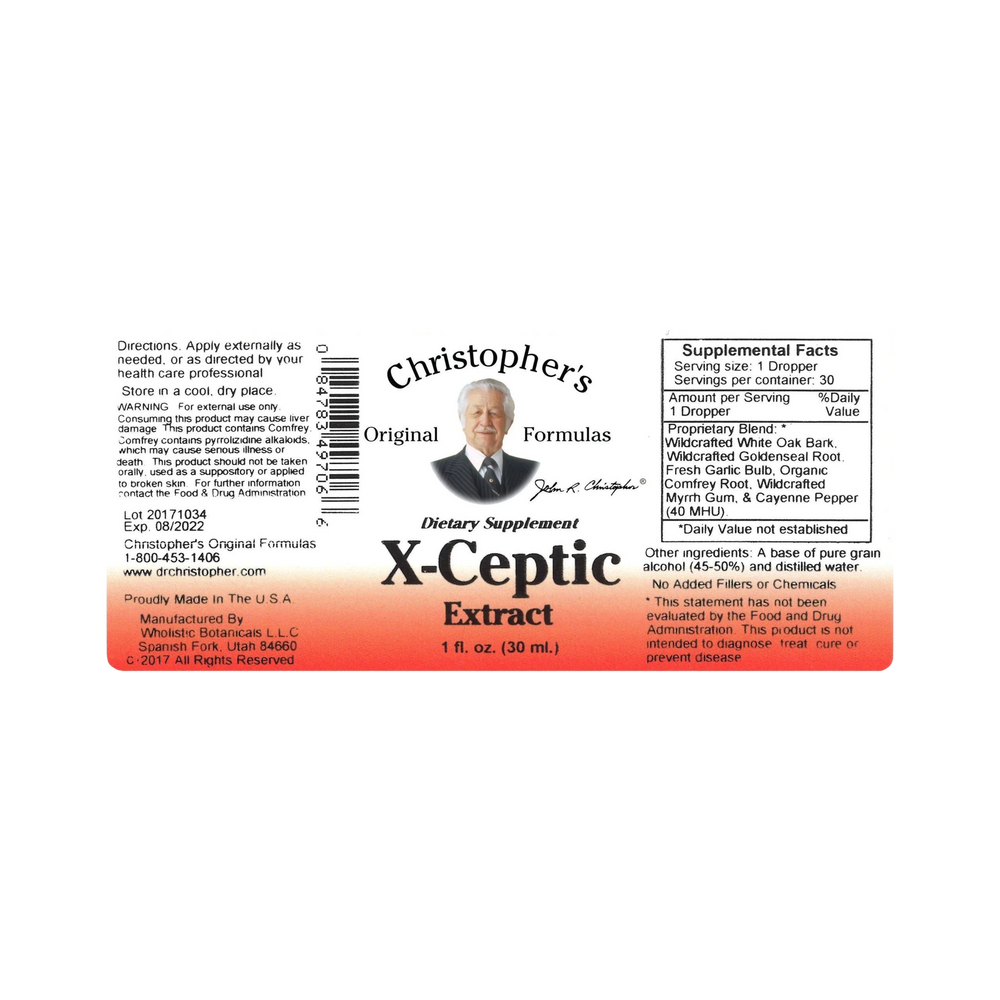 Christopher's Original Formulas, X-Ceptic Formula, 1 Oz