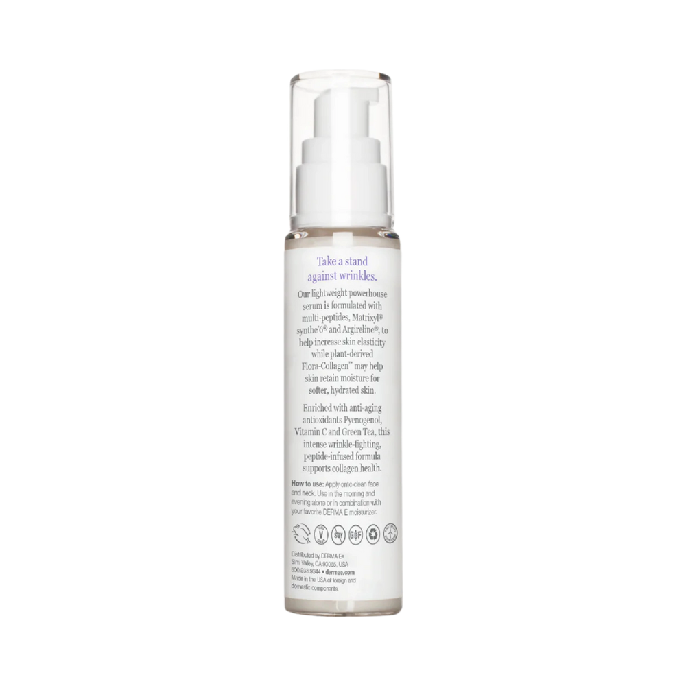 Derma E, Advanced Peptides and Flora-Collagen Serum, 2 Fl Oz