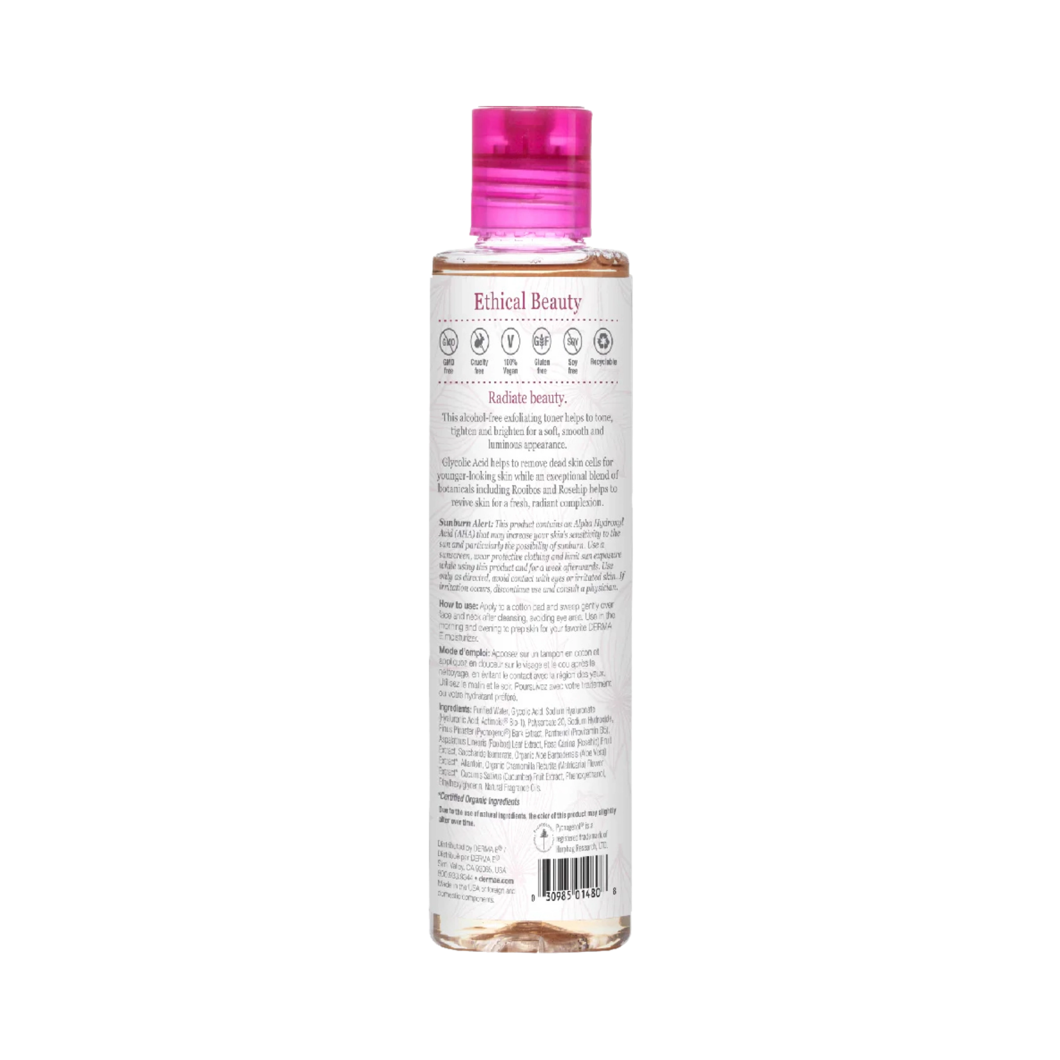 Derma E, Essentials Radiance Toner, 6 Fl Oz