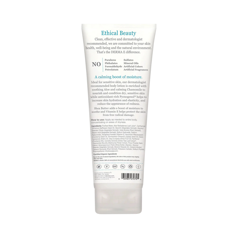 Derma E, Fragrance-Free Vitamin E Body Lotion for Sensitive Skin, 8 Oz