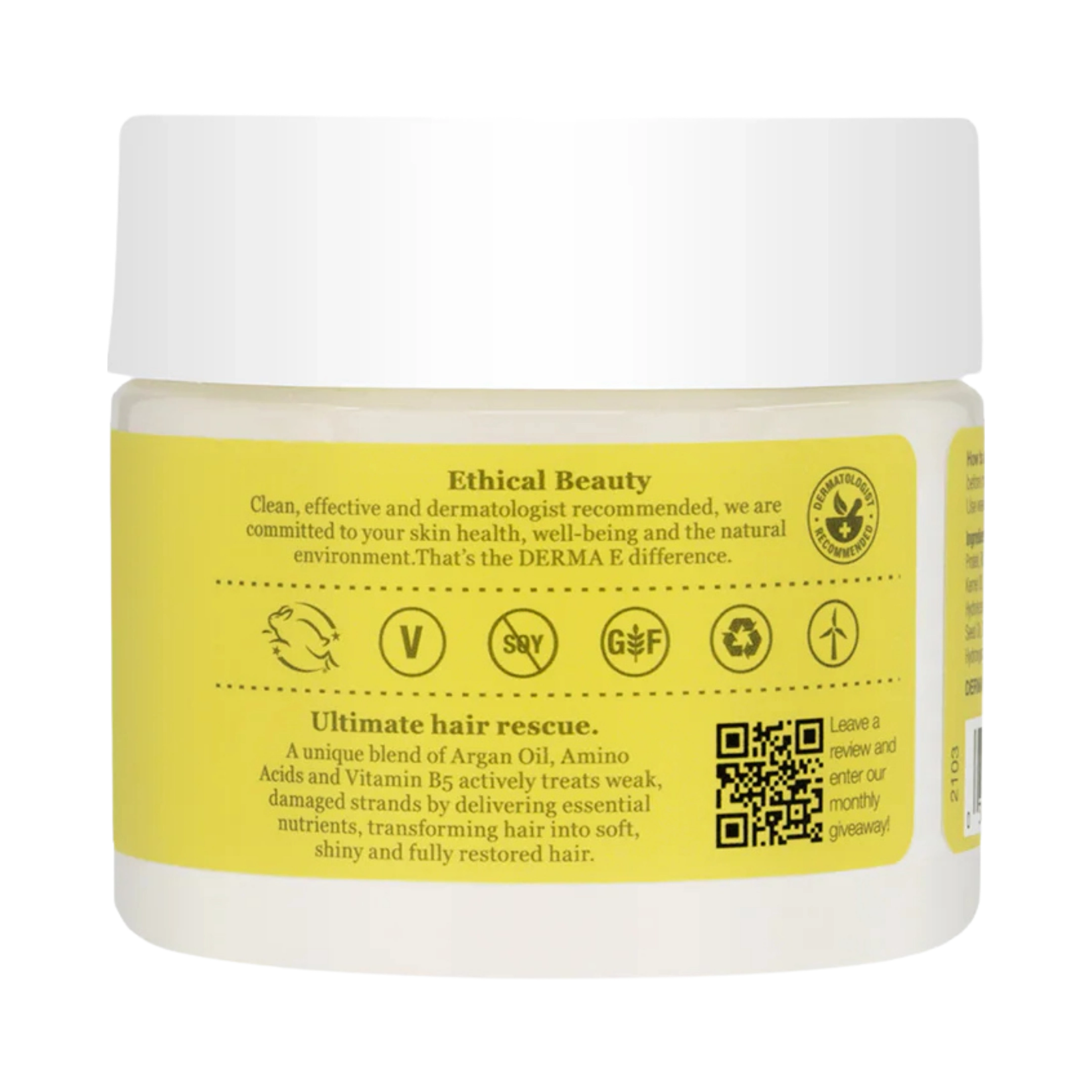 Derma E, Recover and Repair Deep Conditioning Hair Treatment, 5 Oz
