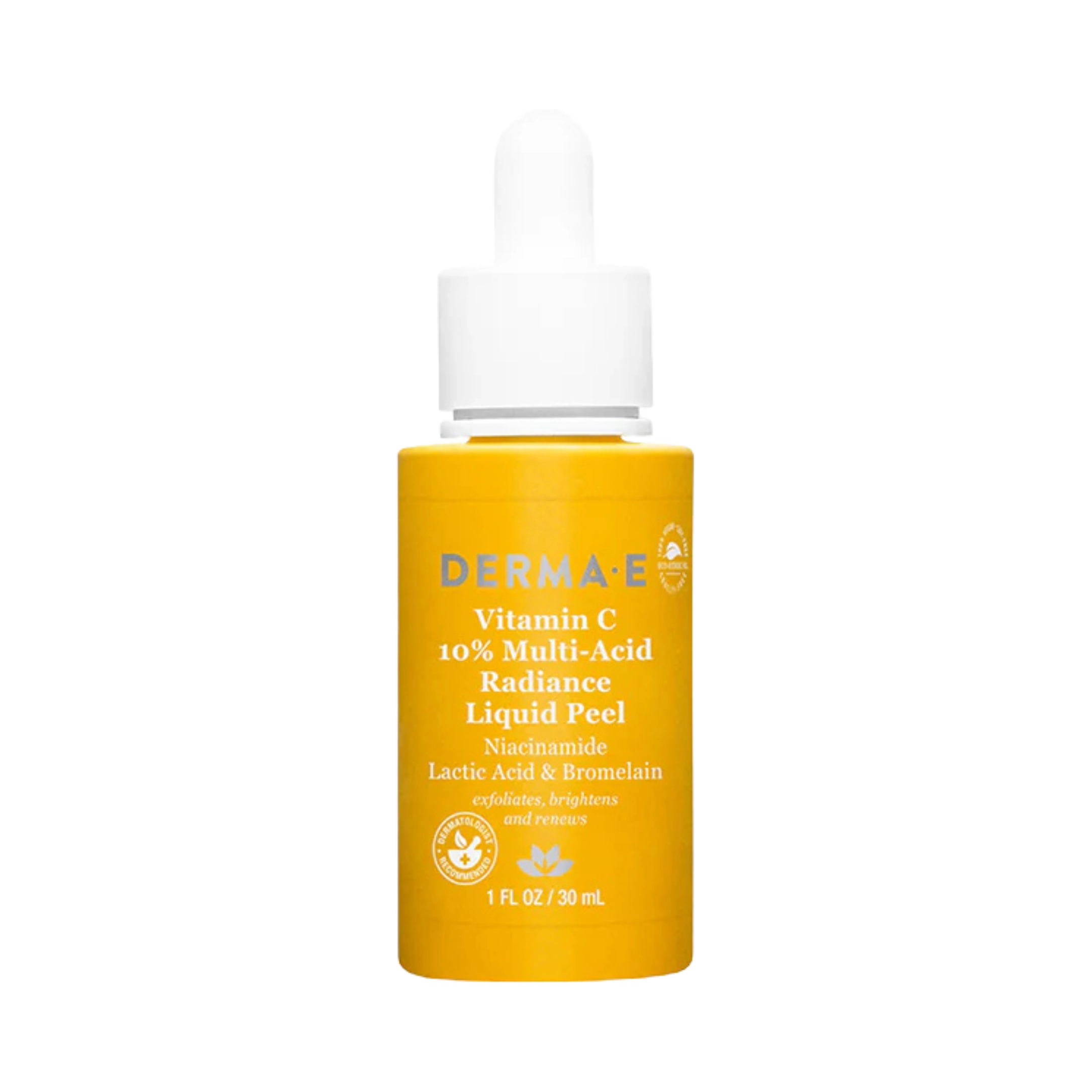 Derma E, Vitamin C 10% Multi-Acid Radiance Liquid Peel, 1 Fl Oz